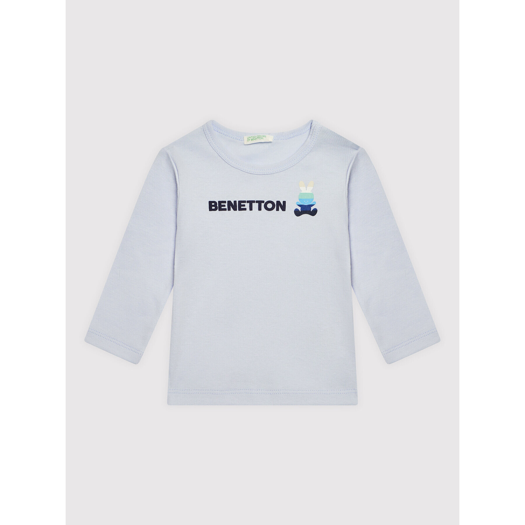 United Colors Of Benetton Bluză 3I9WMM28A Albastru Regular Fit - Pled.ro