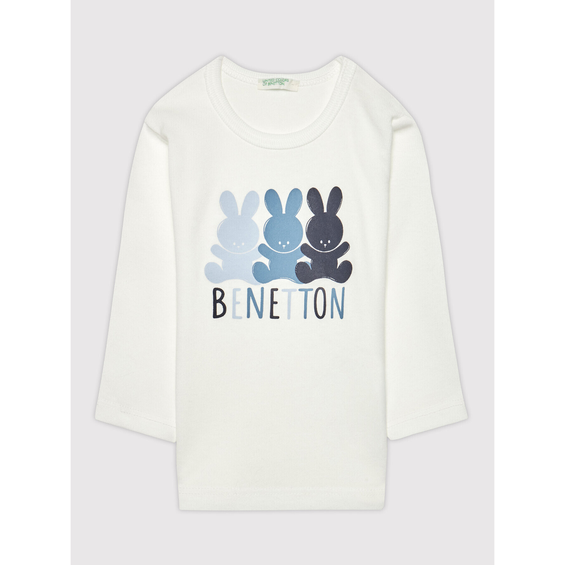 United Colors Of Benetton Bluză 3I9WMM28Q Alb Regular Fit - Pled.ro