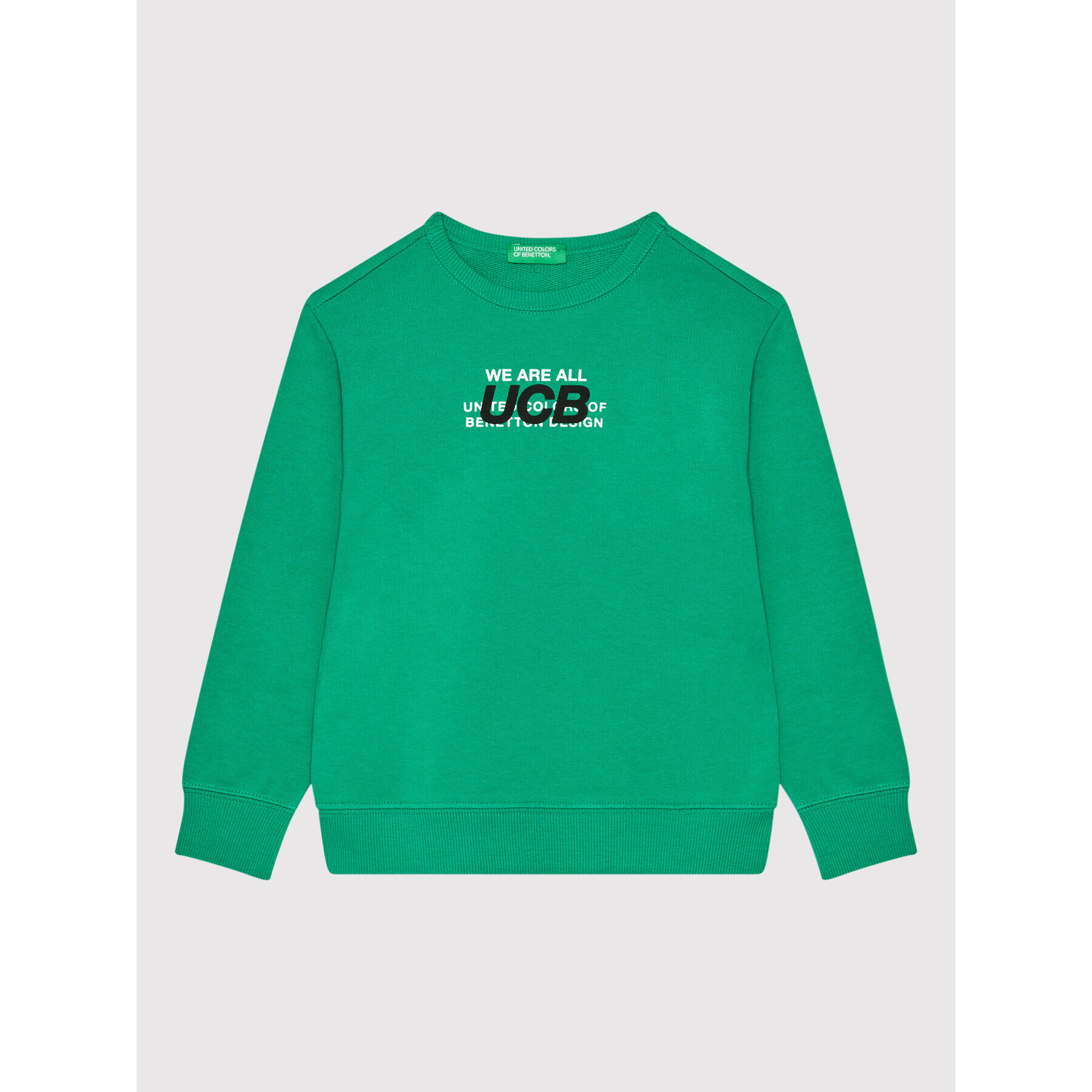 United Colors Of Benetton Bluză 3J68C100P Verde Regular Fit - Pled.ro