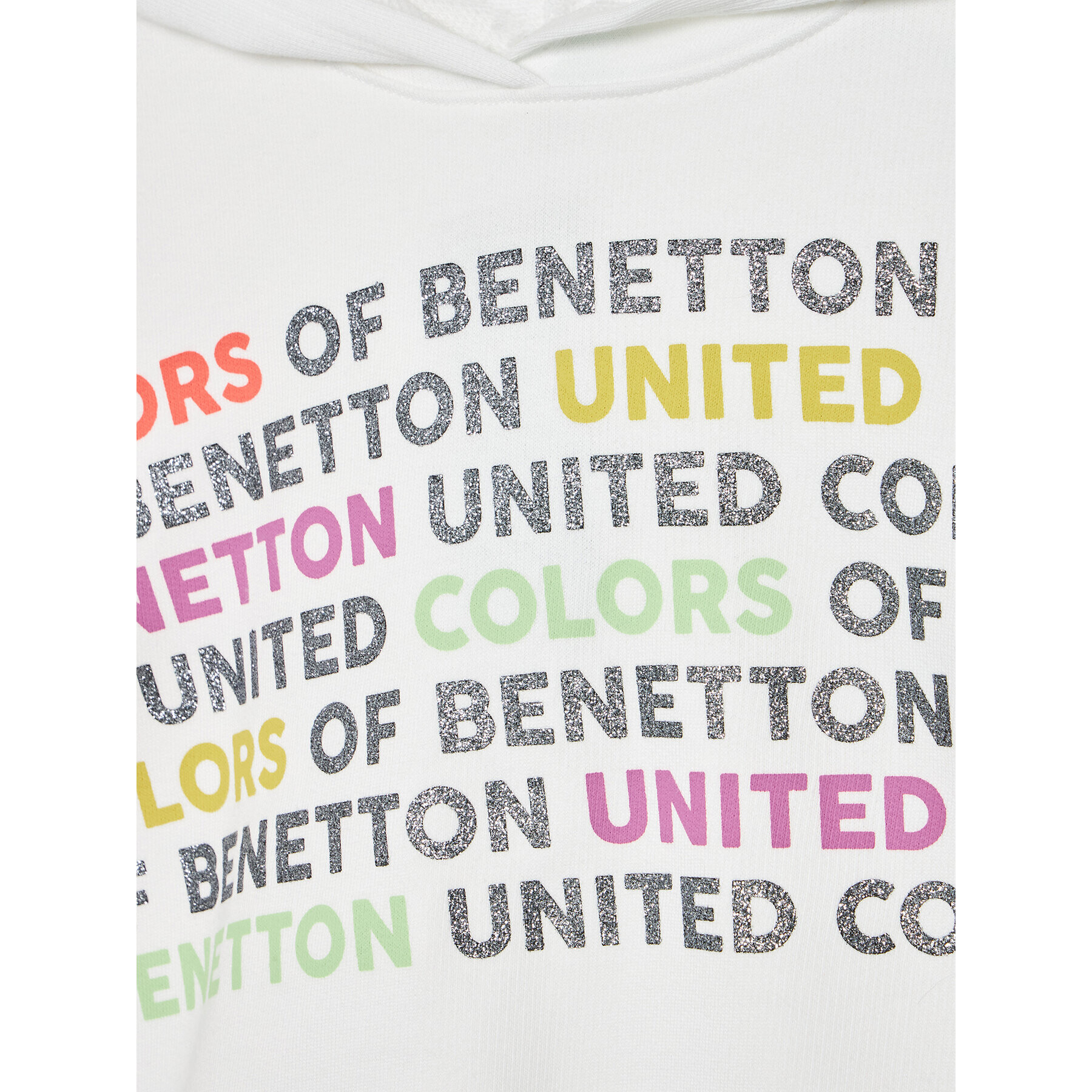 United Colors Of Benetton Bluză 3J68C200C Alb Boxy Fit - Pled.ro