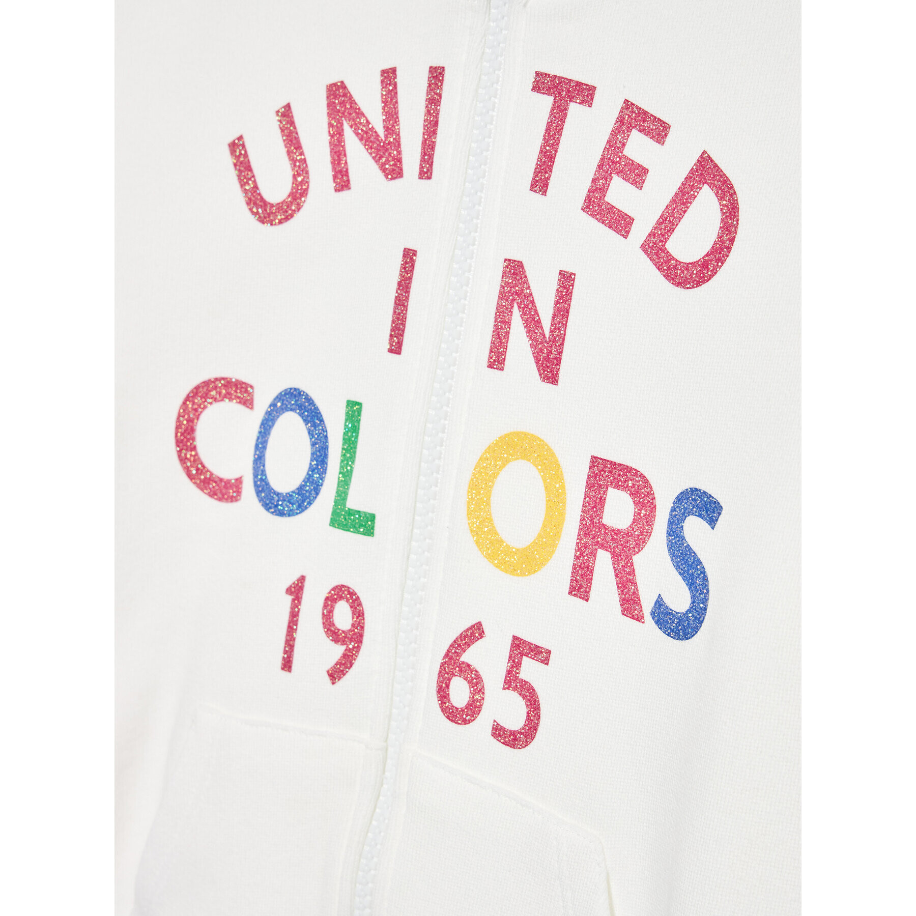 United Colors Of Benetton Bluză 3J68C5933 Alb Regular Fit - Pled.ro