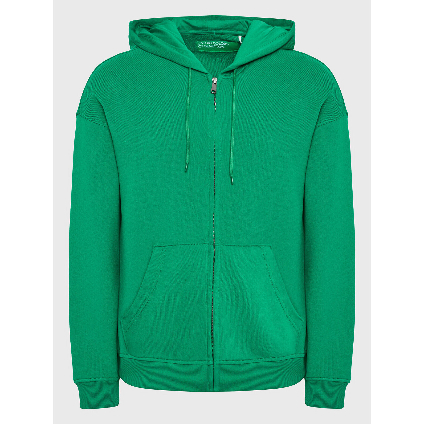 United Colors Of Benetton Bluză 3J68U5001 Verde Regular Fit - Pled.ro