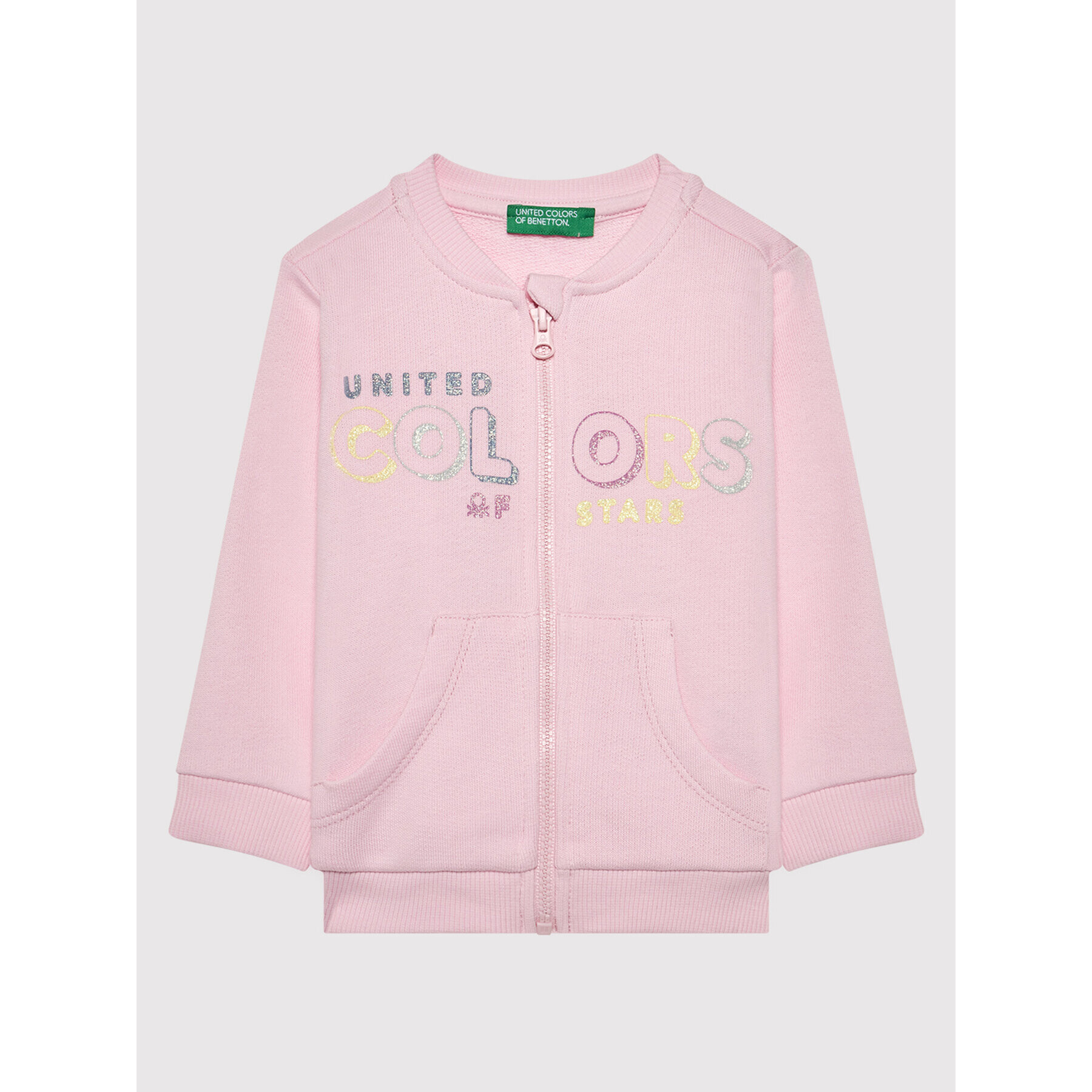 United Colors Of Benetton Bluză 3J70C5978 Roz Regular Fit - Pled.ro