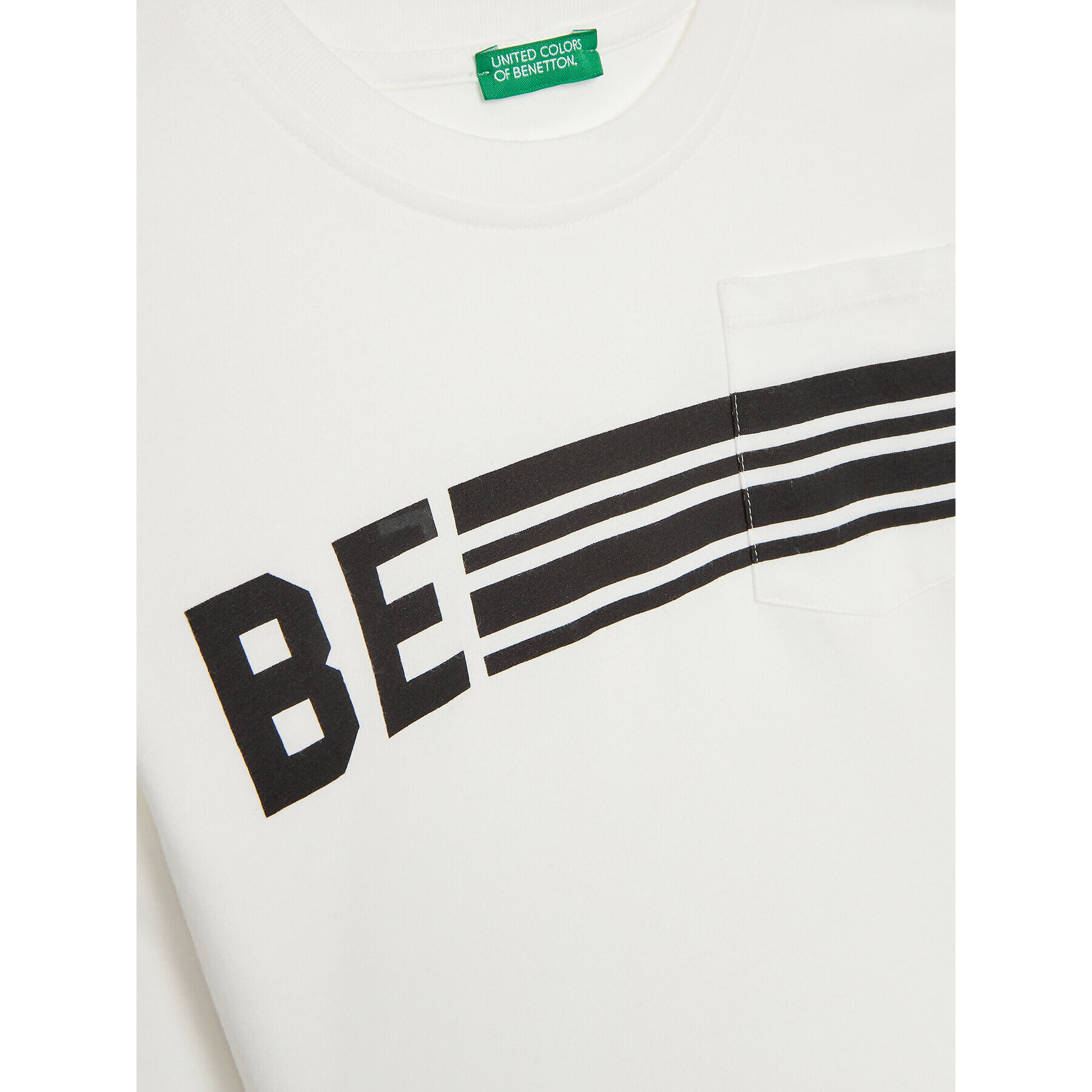 United Colors Of Benetton Bluză 3VR5C10DN Alb Regular Fit - Pled.ro