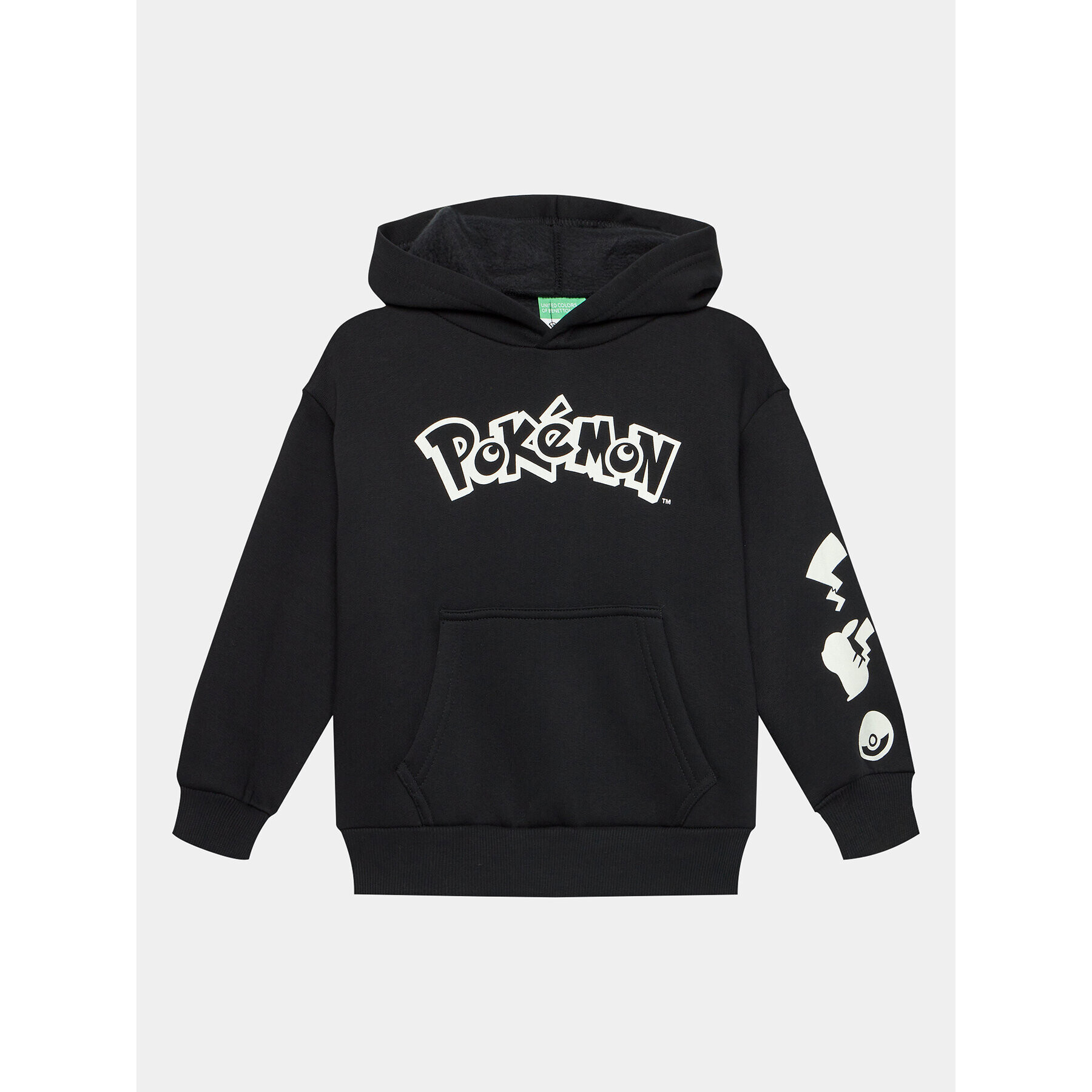 United Colors Of Benetton Bluză POKEMON 3J73C203G Negru Regular Fit - Pled.ro