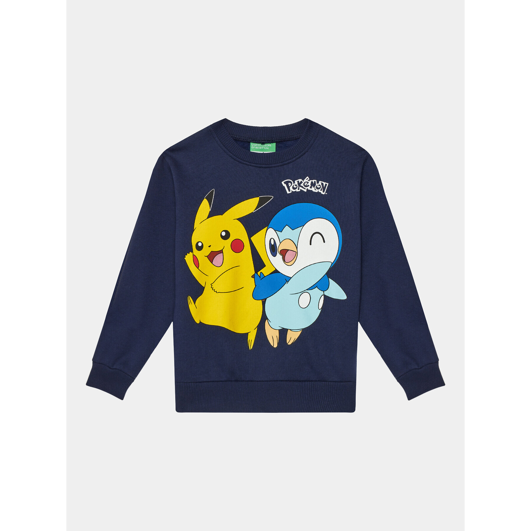 United Colors Of Benetton Bluză POKEMON 3J73G10CO Bleumarin Regular Fit - Pled.ro