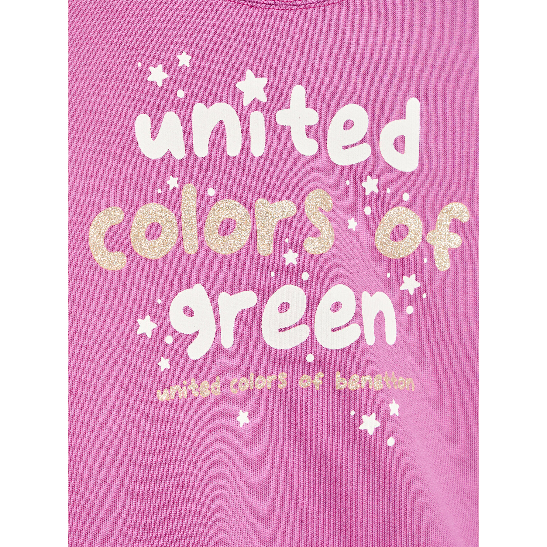 United Colors Of Benetton Bluză 3J70G104M Roz Regular Fit - Pled.ro