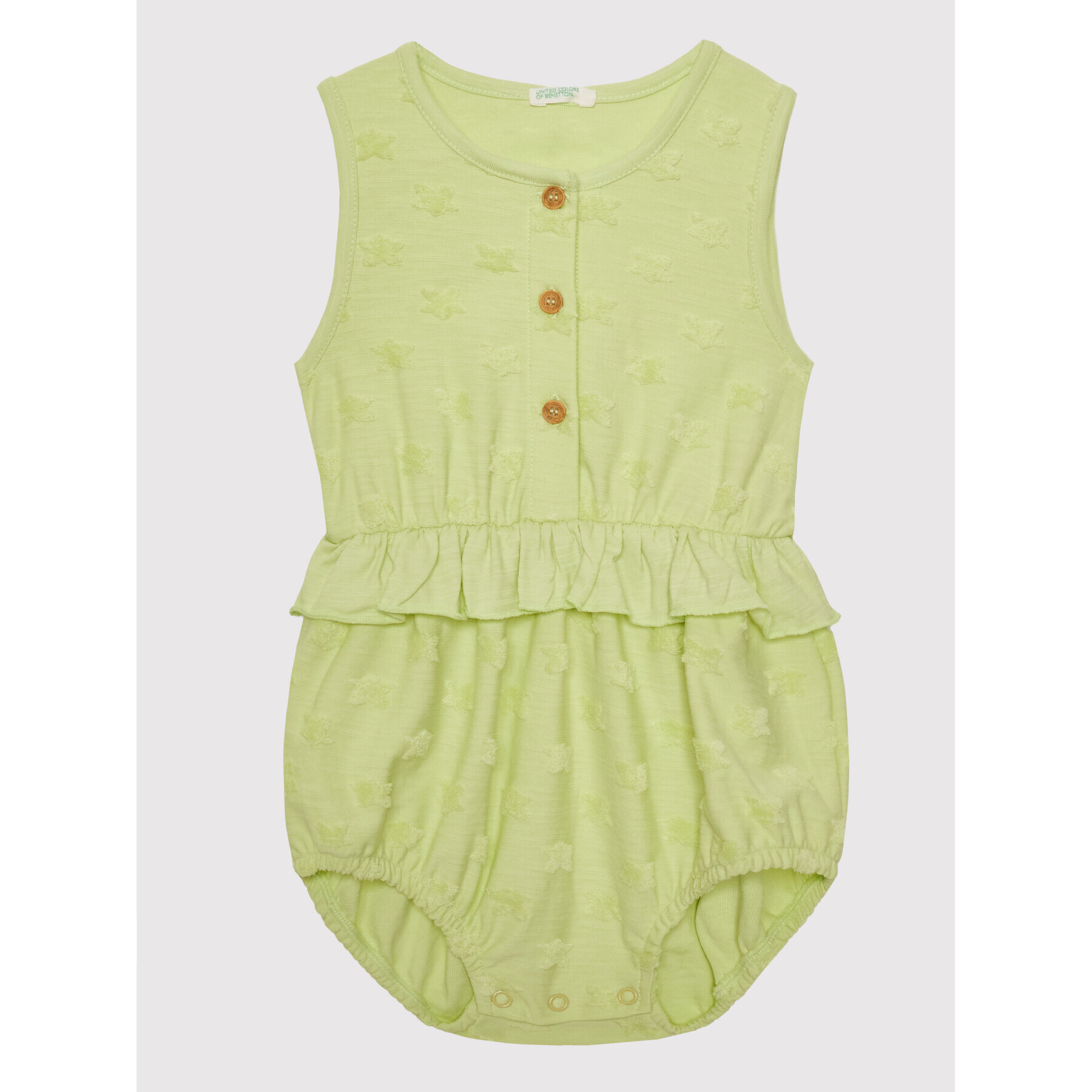 United Colors Of Benetton Body pentru copii 31KAAB004 Verde Regular Fit - Pled.ro