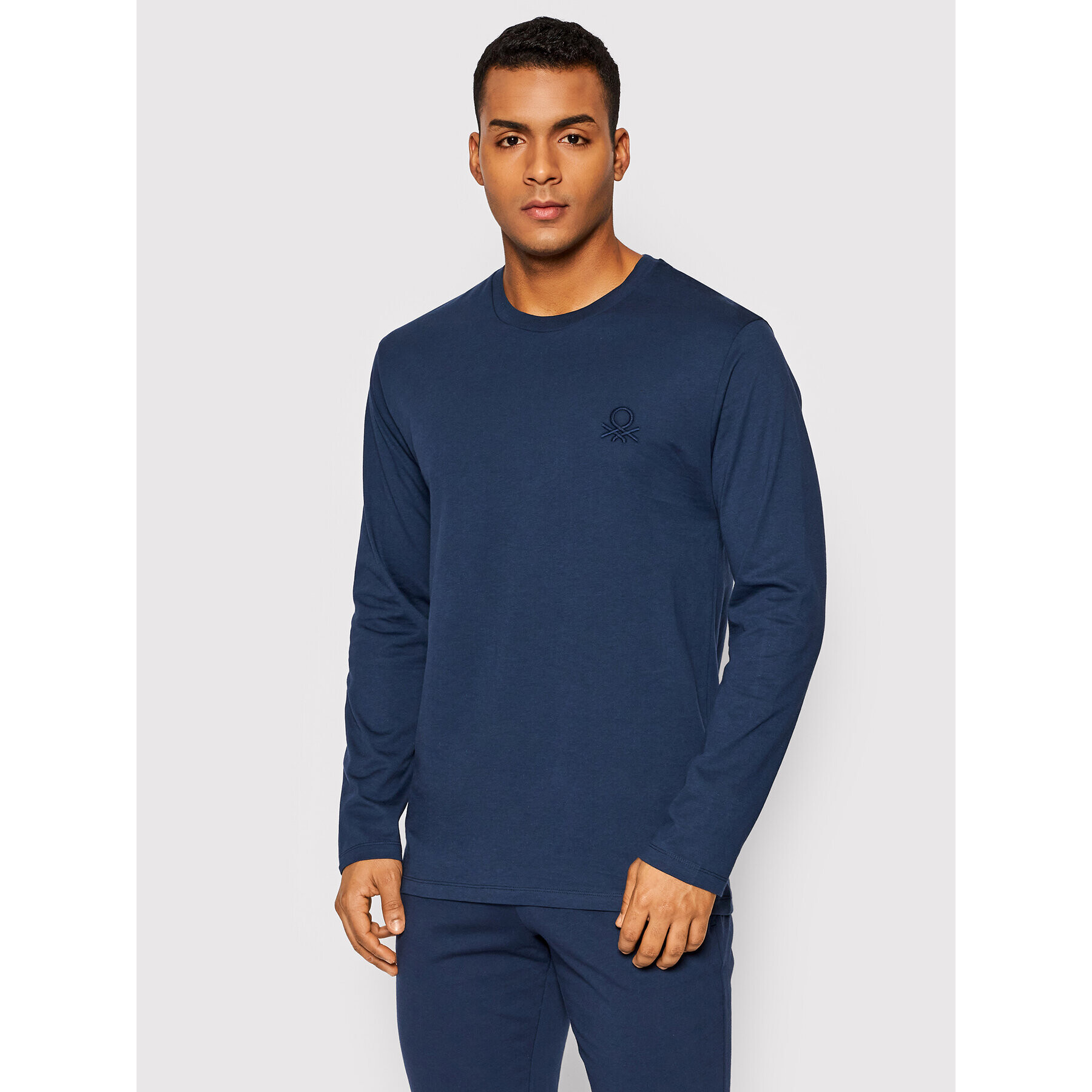 United Colors Of Benetton Cămașă pijama 3I1X4M866 Bleumarin Regular Fit - Pled.ro