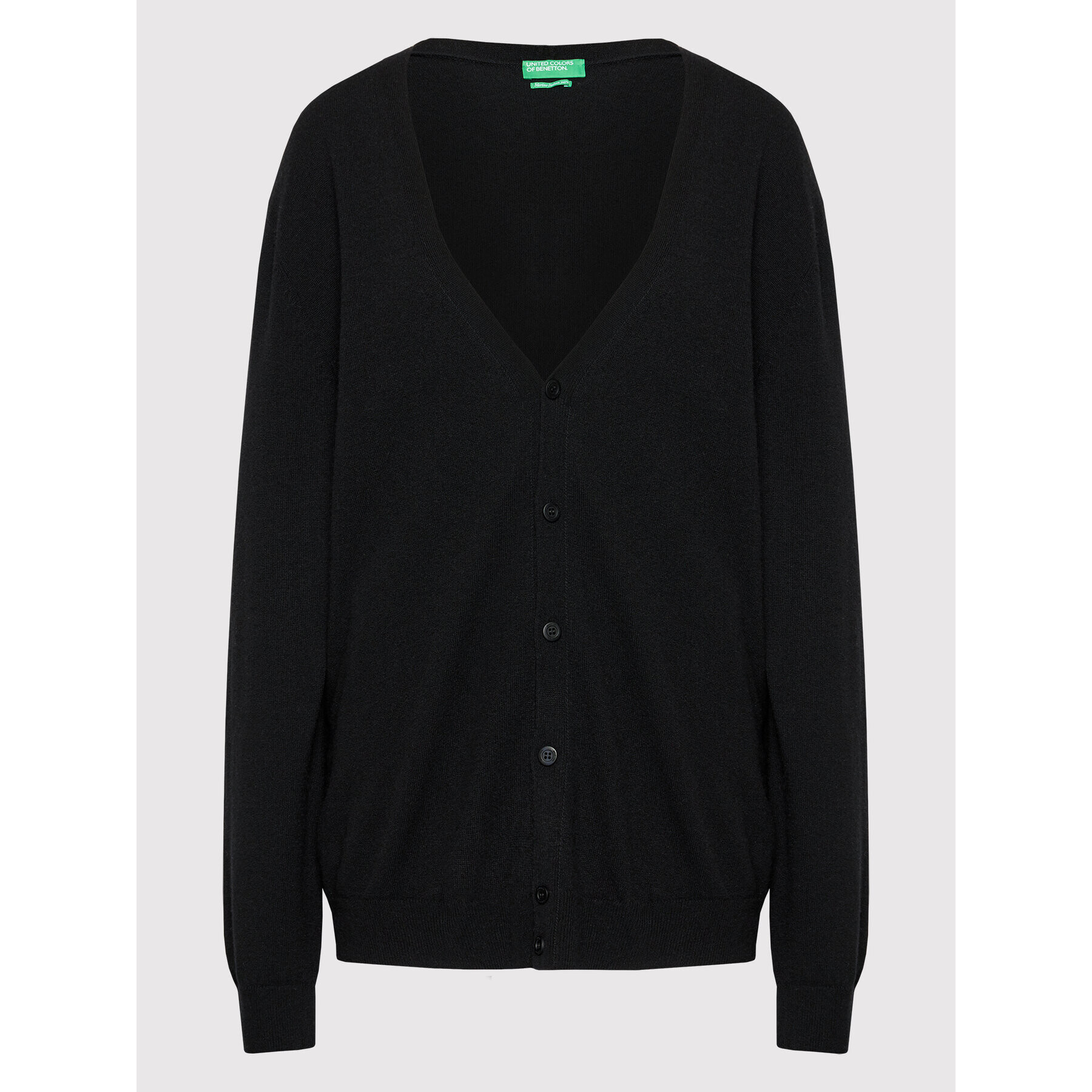 United Colors Of Benetton Cardigan 1002U6653 Negru Regular Fit - Pled.ro