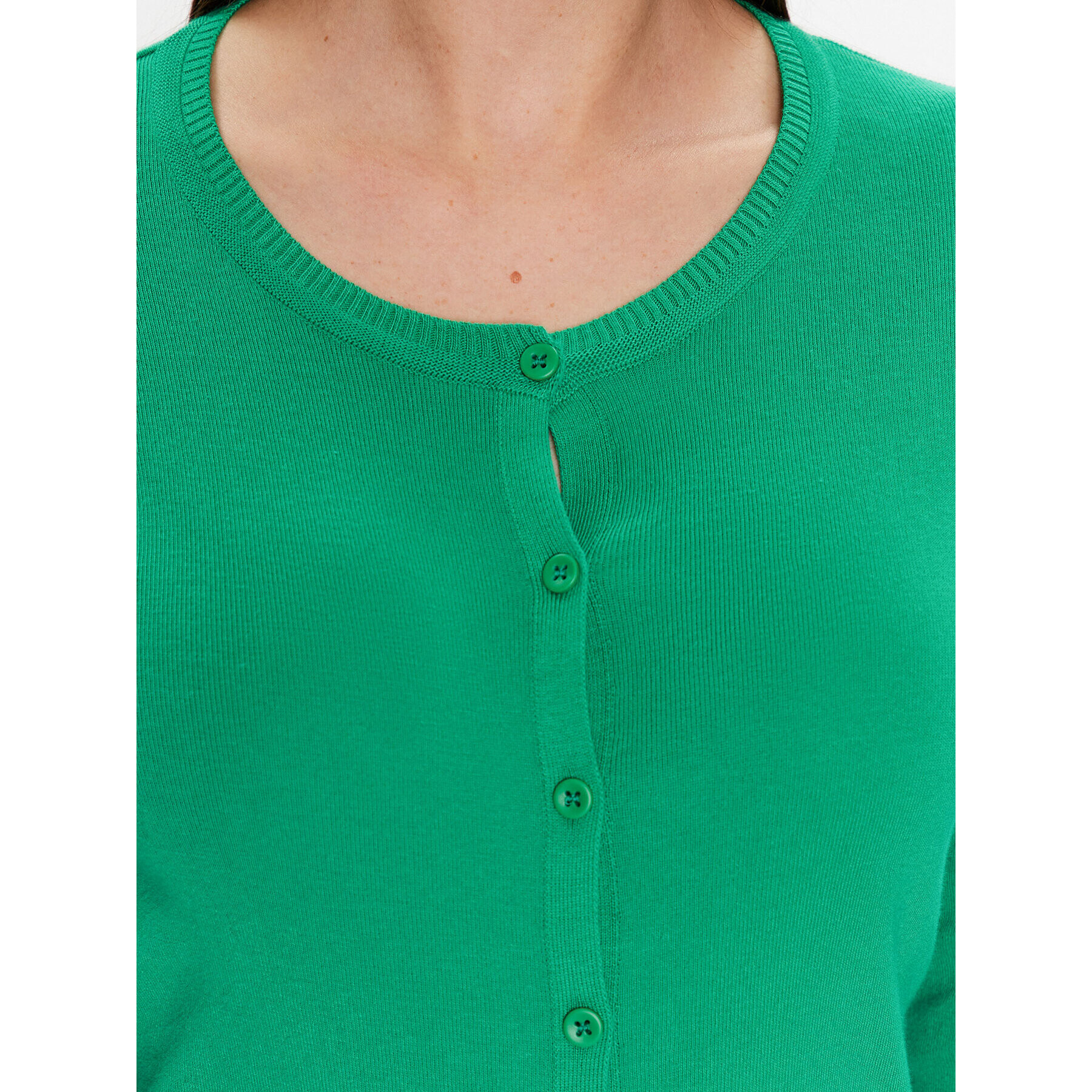 United Colors Of Benetton Cardigan 1091D5558 Verde Regular Fit - Pled.ro