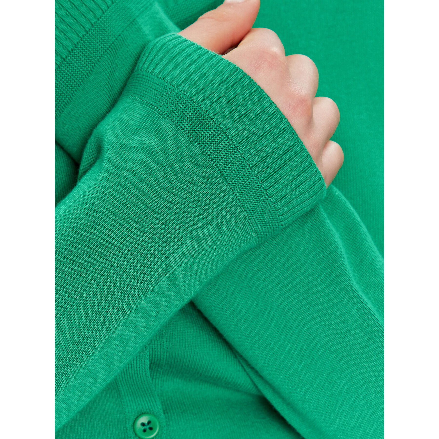 United Colors Of Benetton Cardigan 1091D5558 Verde Regular Fit - Pled.ro