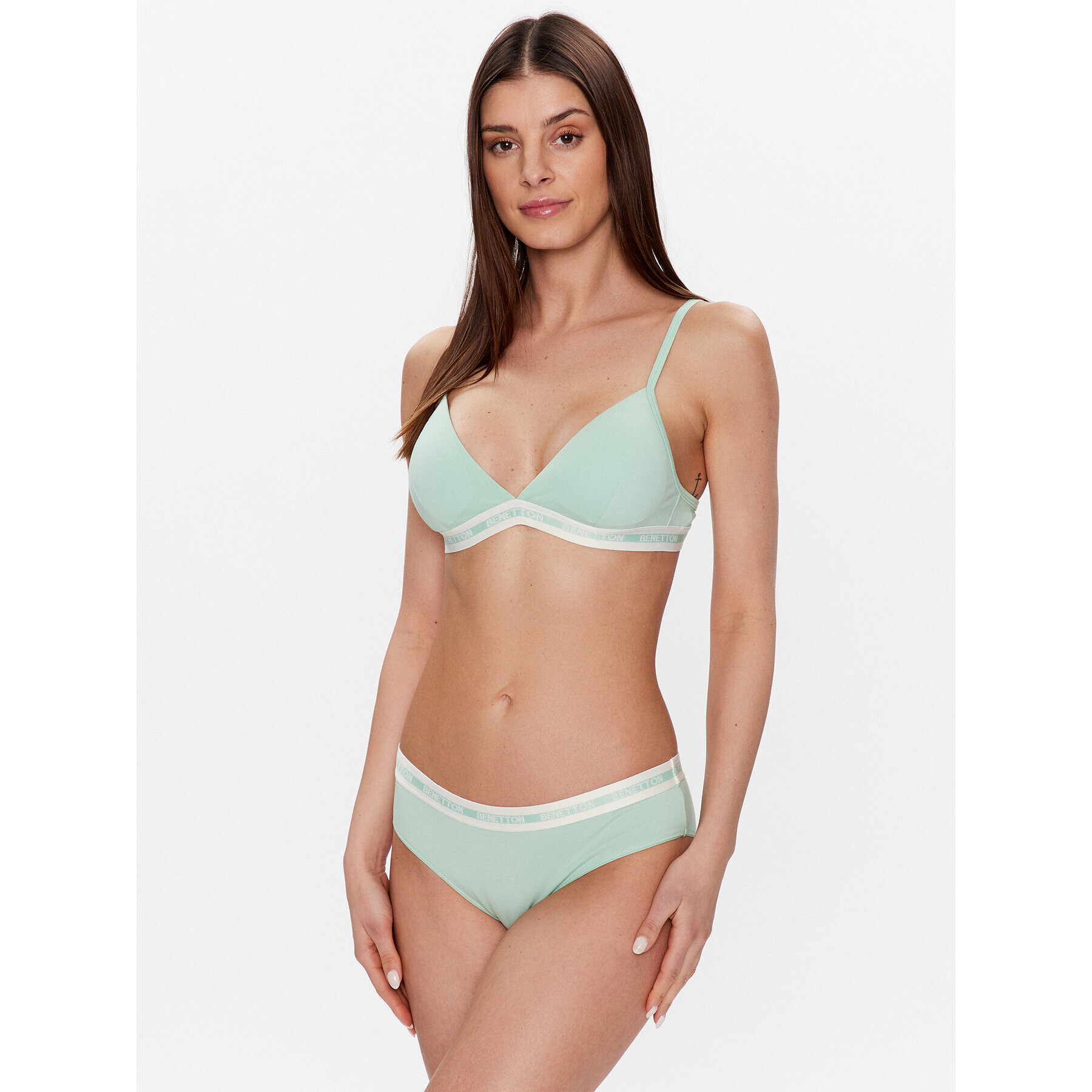 United Colors Of Benetton Chilot clasic 3OP81S00M Verde - Pled.ro