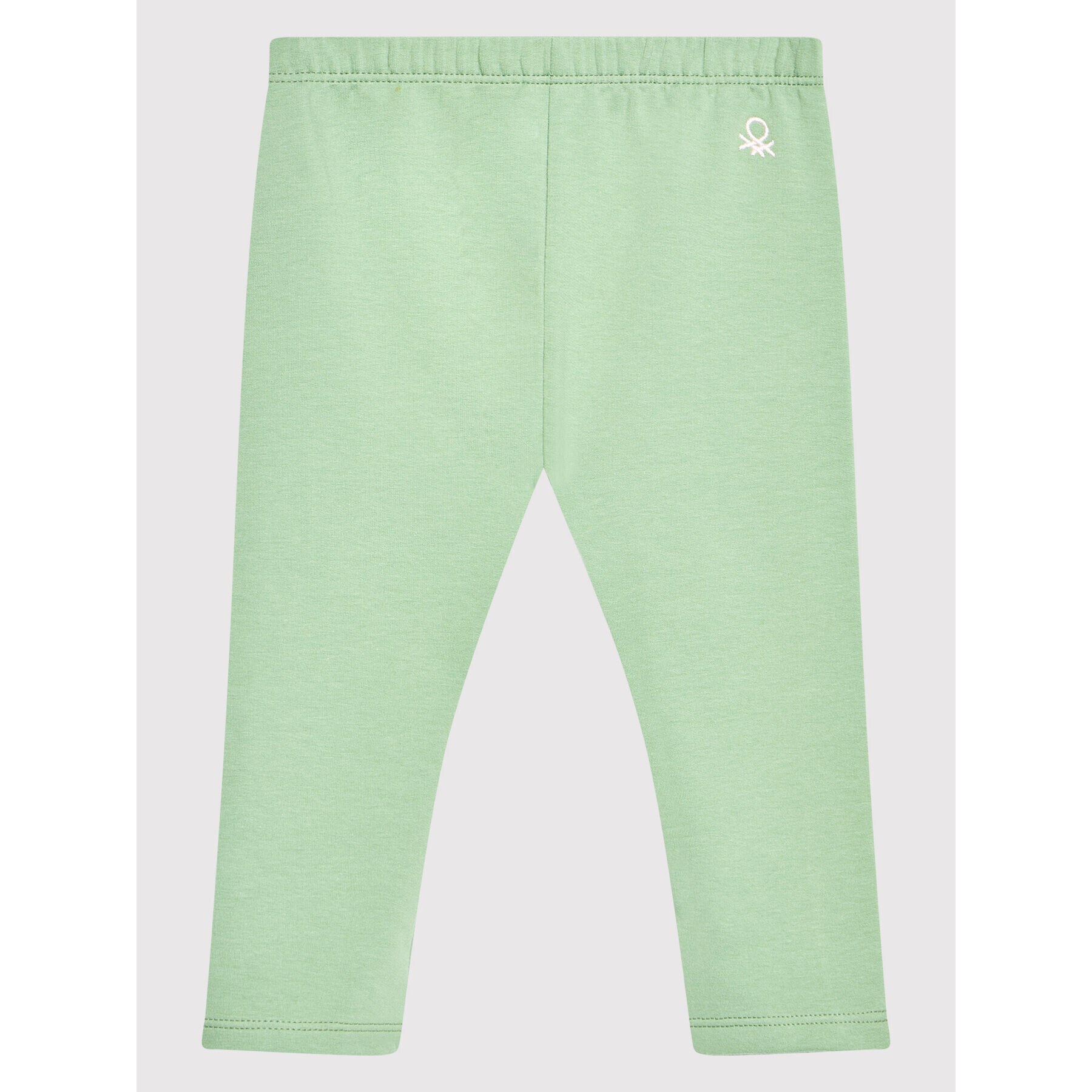 United Colors Of Benetton Colanți 35Q2I0508 Verde Slim Fit - Pled.ro