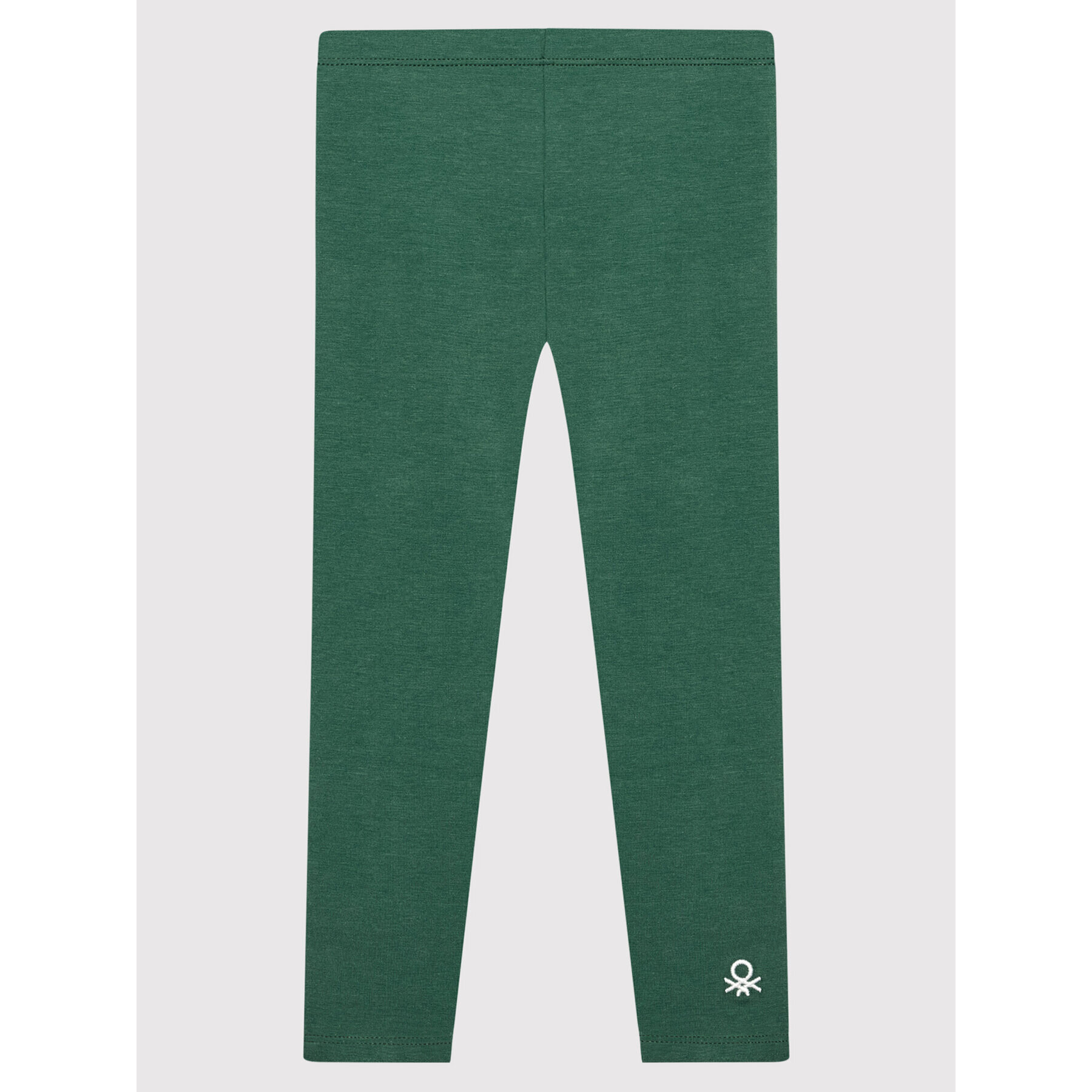 United Colors Of Benetton Colanți 3MT1I0019 Verde Slim Fit - Pled.ro