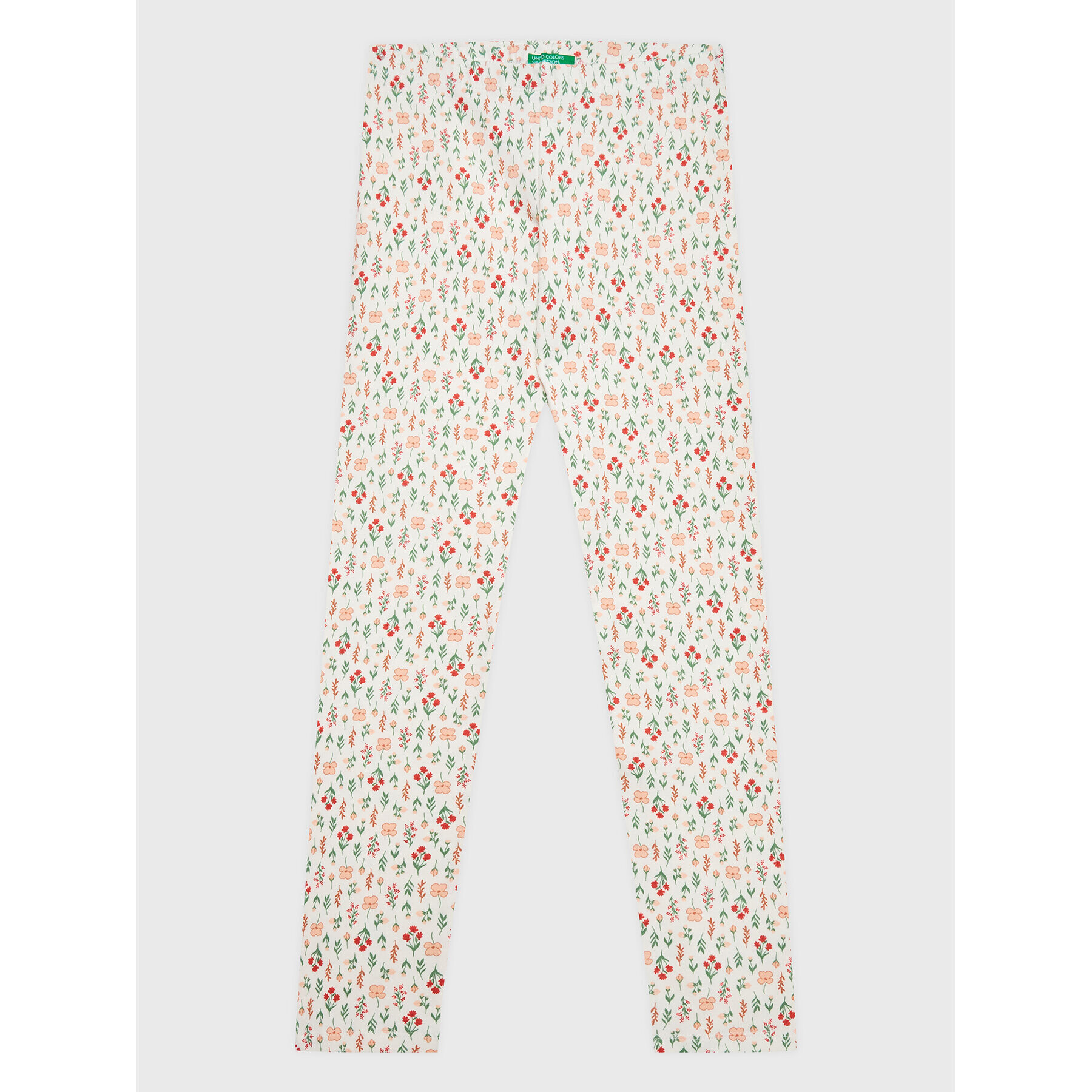 United Colors Of Benetton Colanți 33KCCF02W Alb Slim Fit - Pled.ro