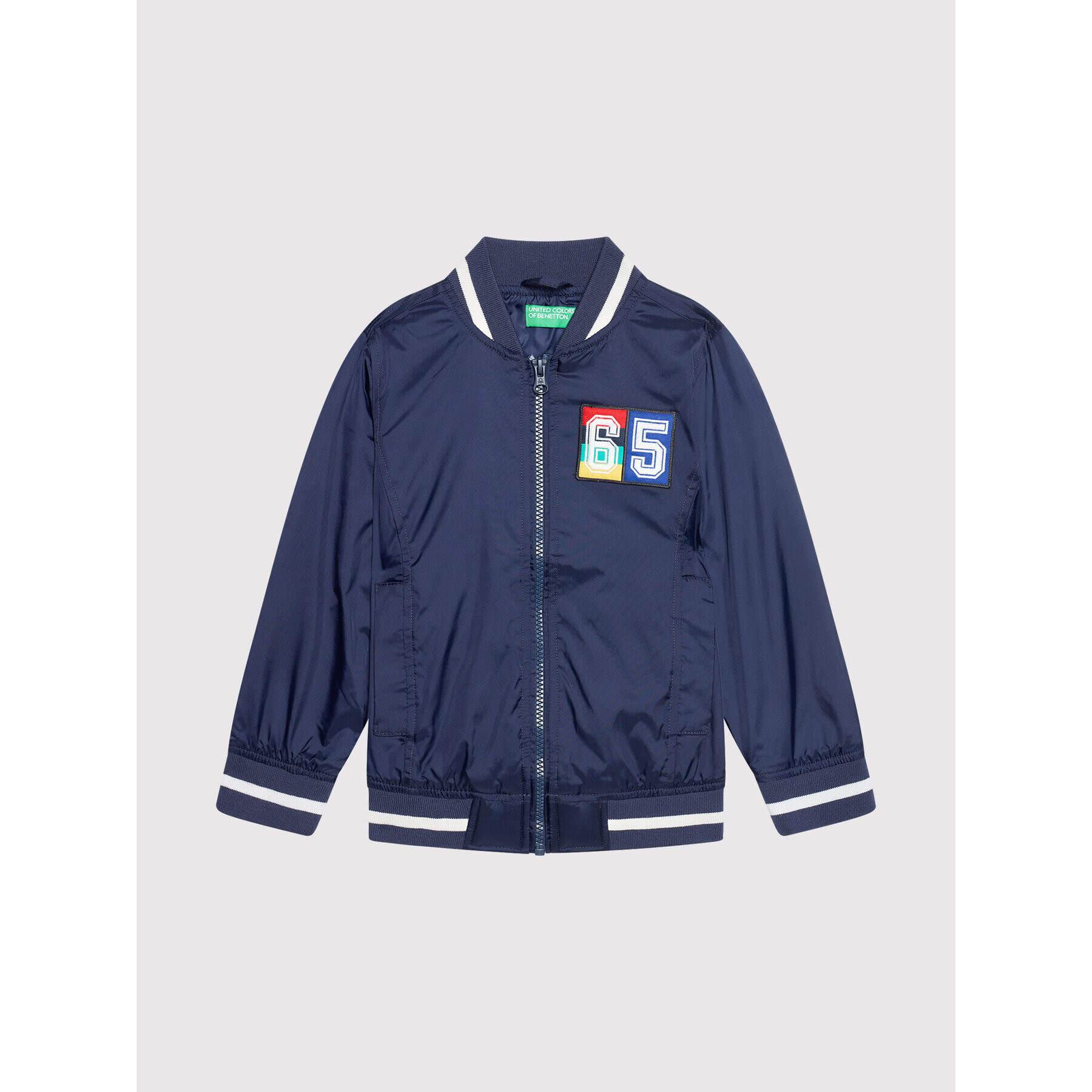 United Colors Of Benetton Geacă bomber 2BL553MT0 Bleumarin Regular Fit - Pled.ro