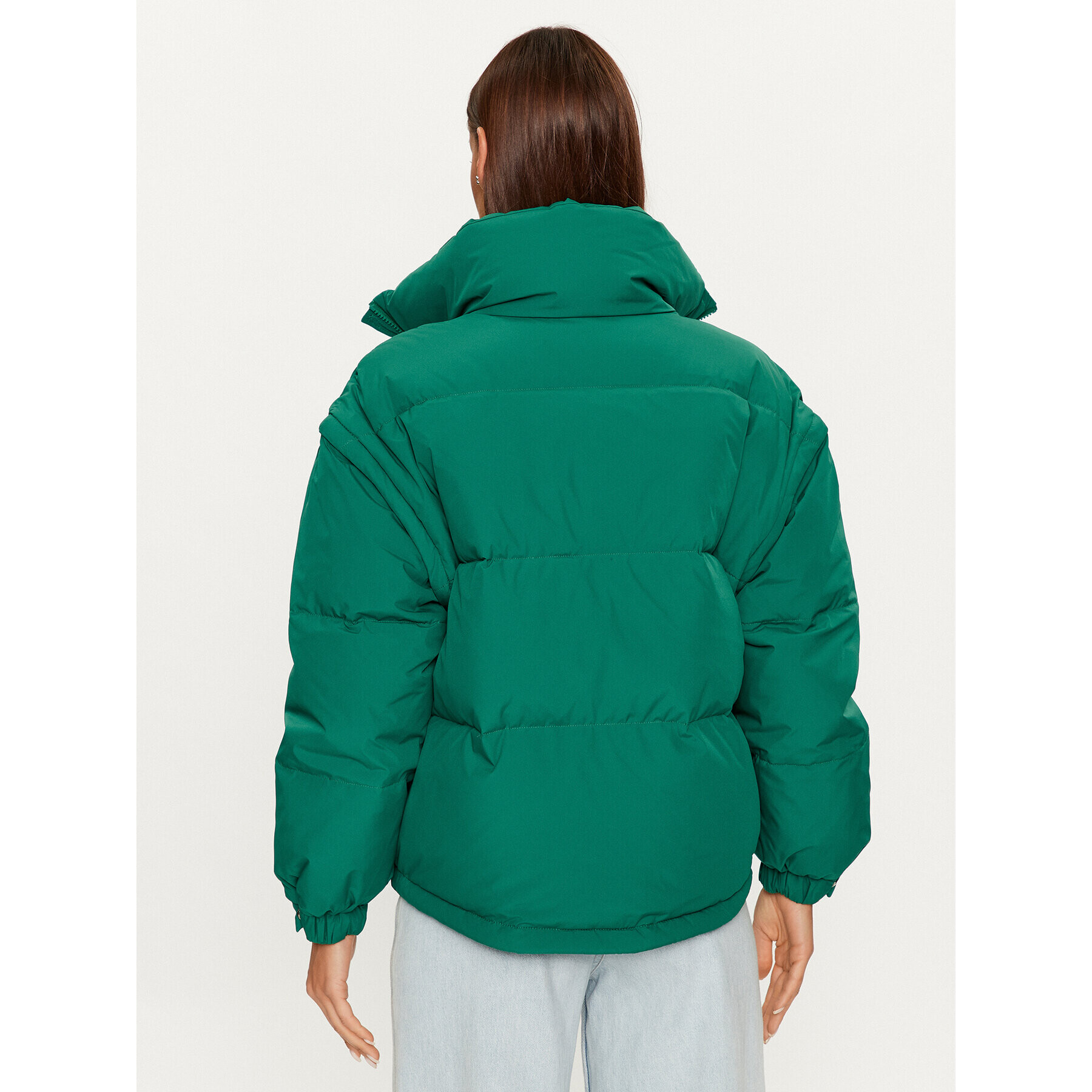 United Colors Of Benetton Geacă din puf 2JF8DN02R Verde Relaxed Fit - Pled.ro