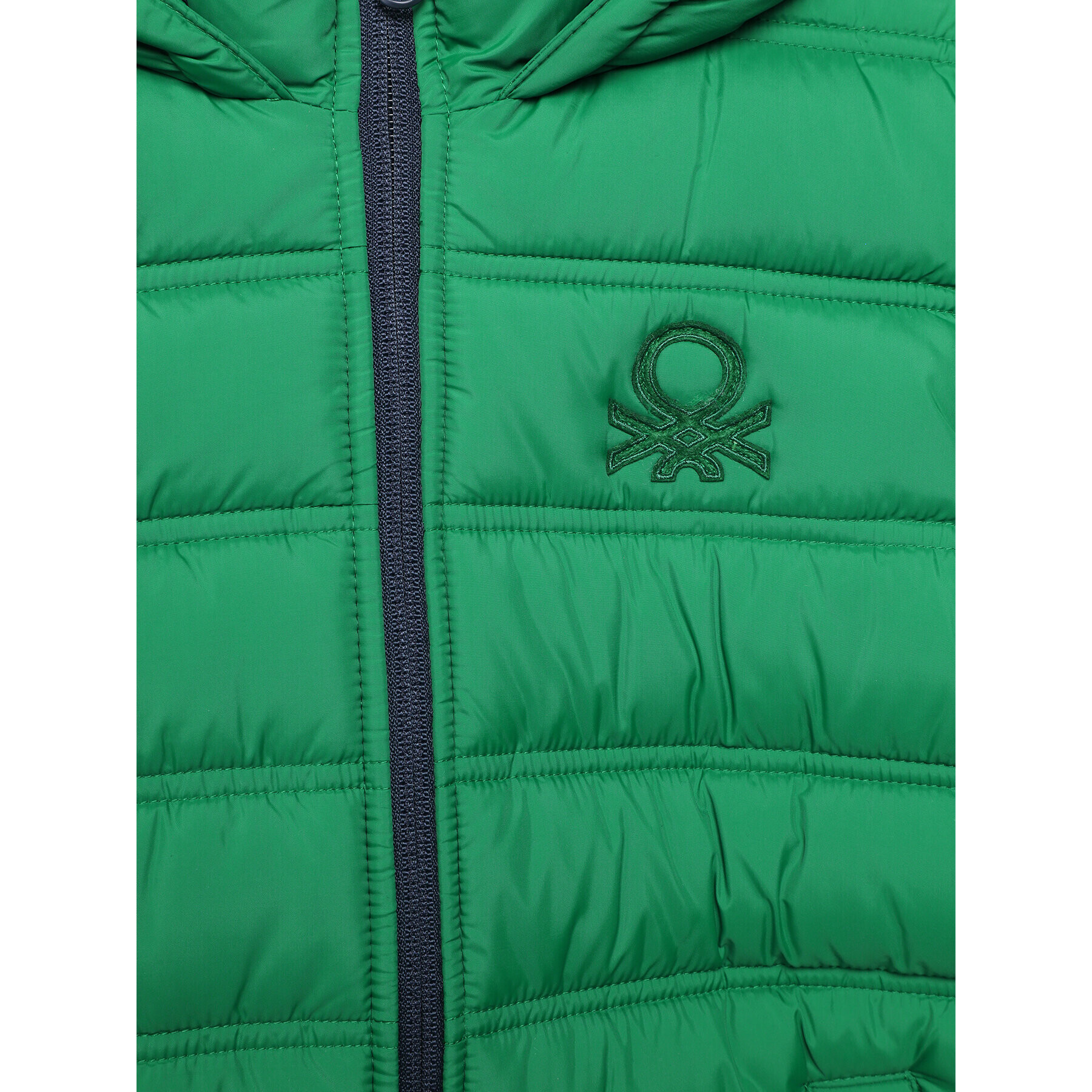 United Colors Of Benetton Geacă din puf 2WU0CN016 Verde Regular Fit - Pled.ro