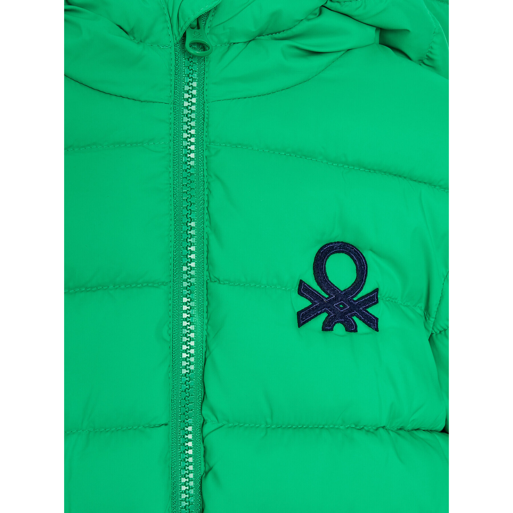 United Colors Of Benetton Geacă din puf 2WU0GN00K Verde Regular Fit - Pled.ro