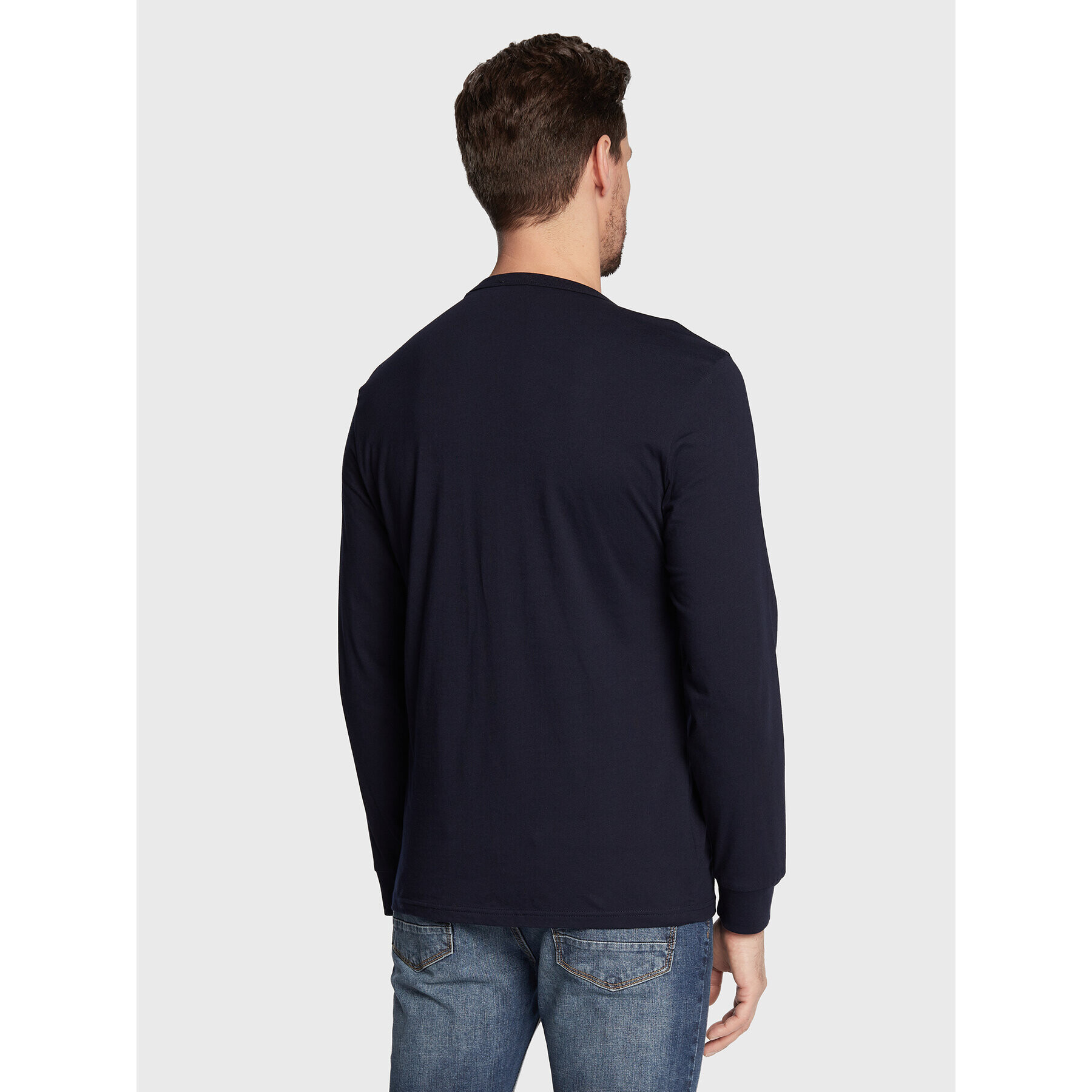 United Colors Of Benetton Longsleeve 3I1XU1034 Bleumarin Regular Fit - Pled.ro