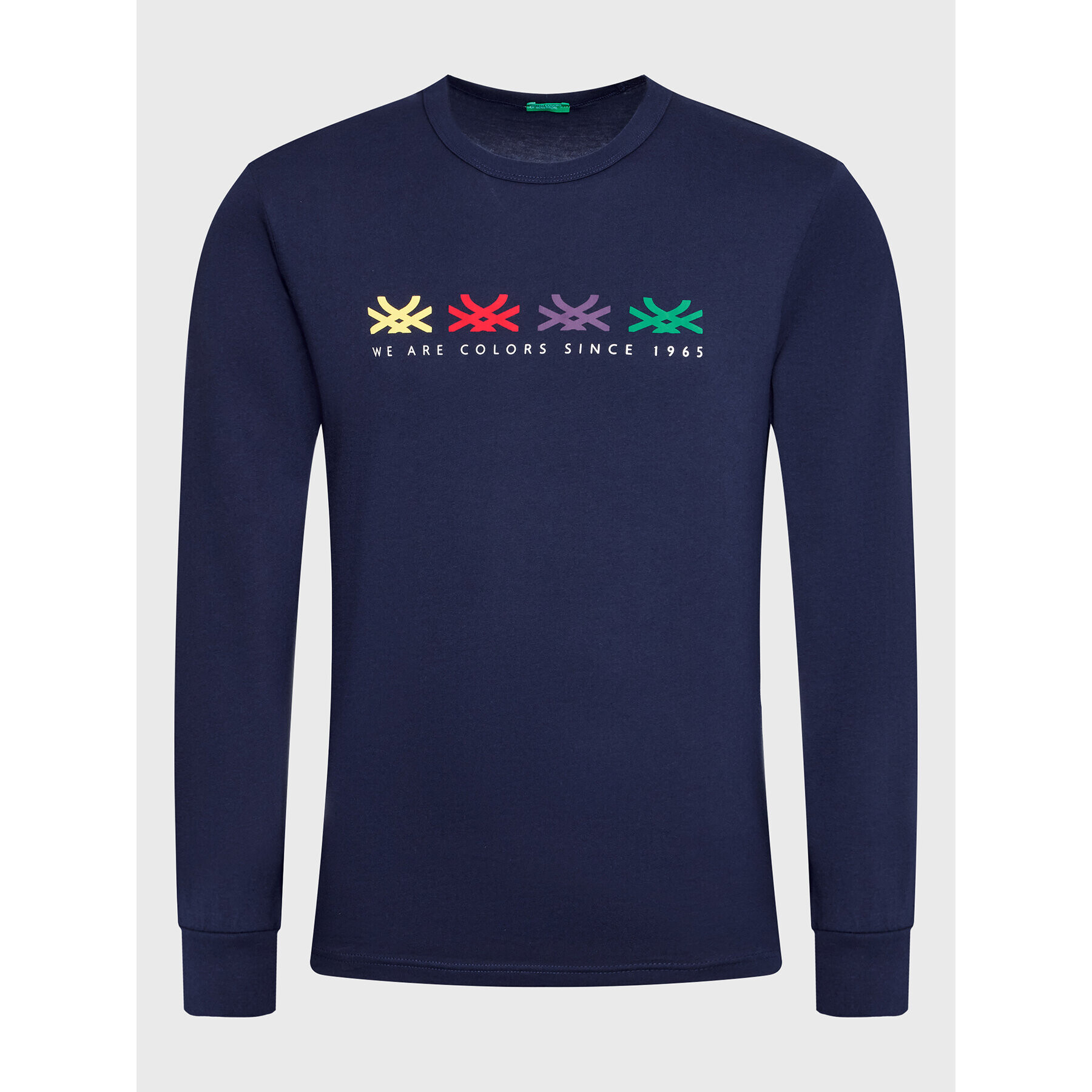 United Colors Of Benetton Longsleeve 3I1XU1034 Bleumarin Regular Fit - Pled.ro