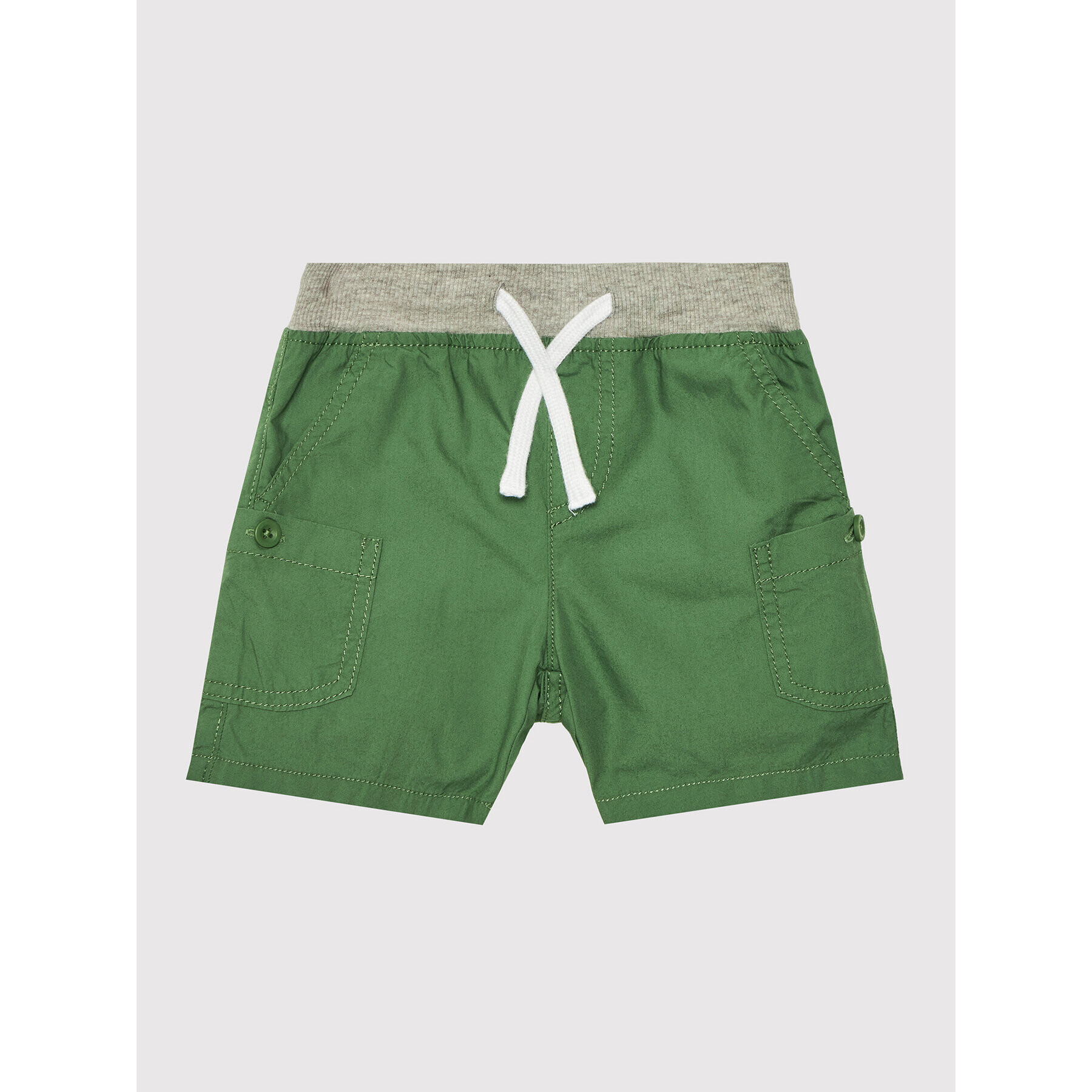 United Colors Of Benetton Pantalon scurți din material 4AC7G900I Verde Regular Fit - Pled.ro