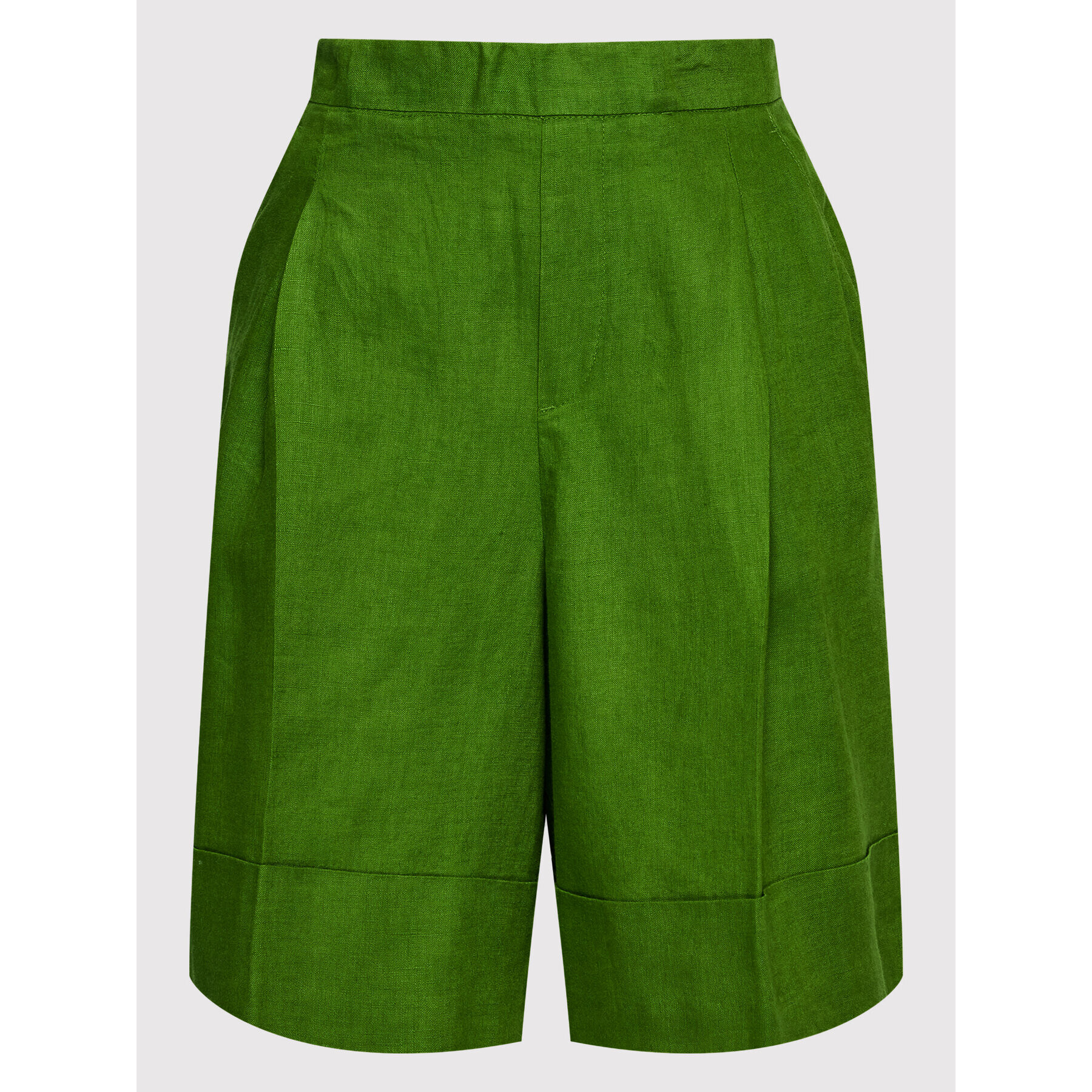 United Colors Of Benetton Pantalon scurți din material 4AGHD900D Verde Relaxed Fit - Pled.ro