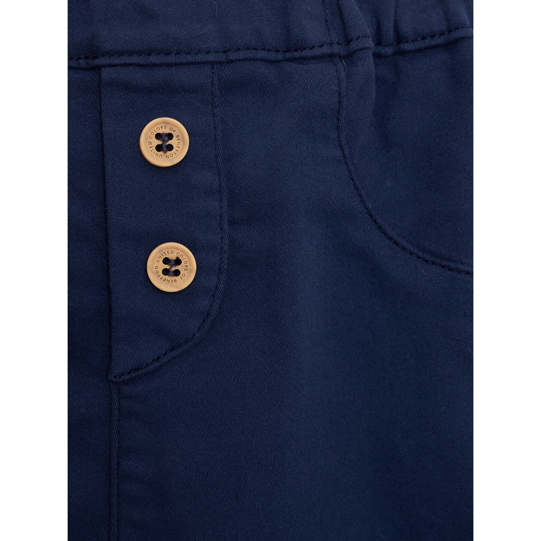 United Colors Of Benetton Pantalon scurți din material 4AU0557RE Bleumarin Modern Fit - Pled.ro