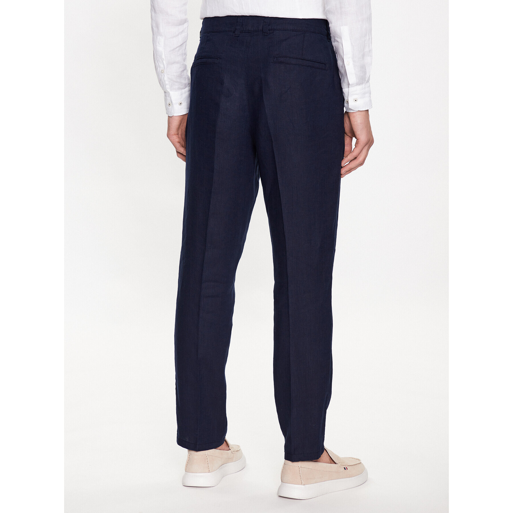 United Colors Of Benetton Pantaloni chino 4AGH55HW8 Bleumarin Regular Fit - Pled.ro