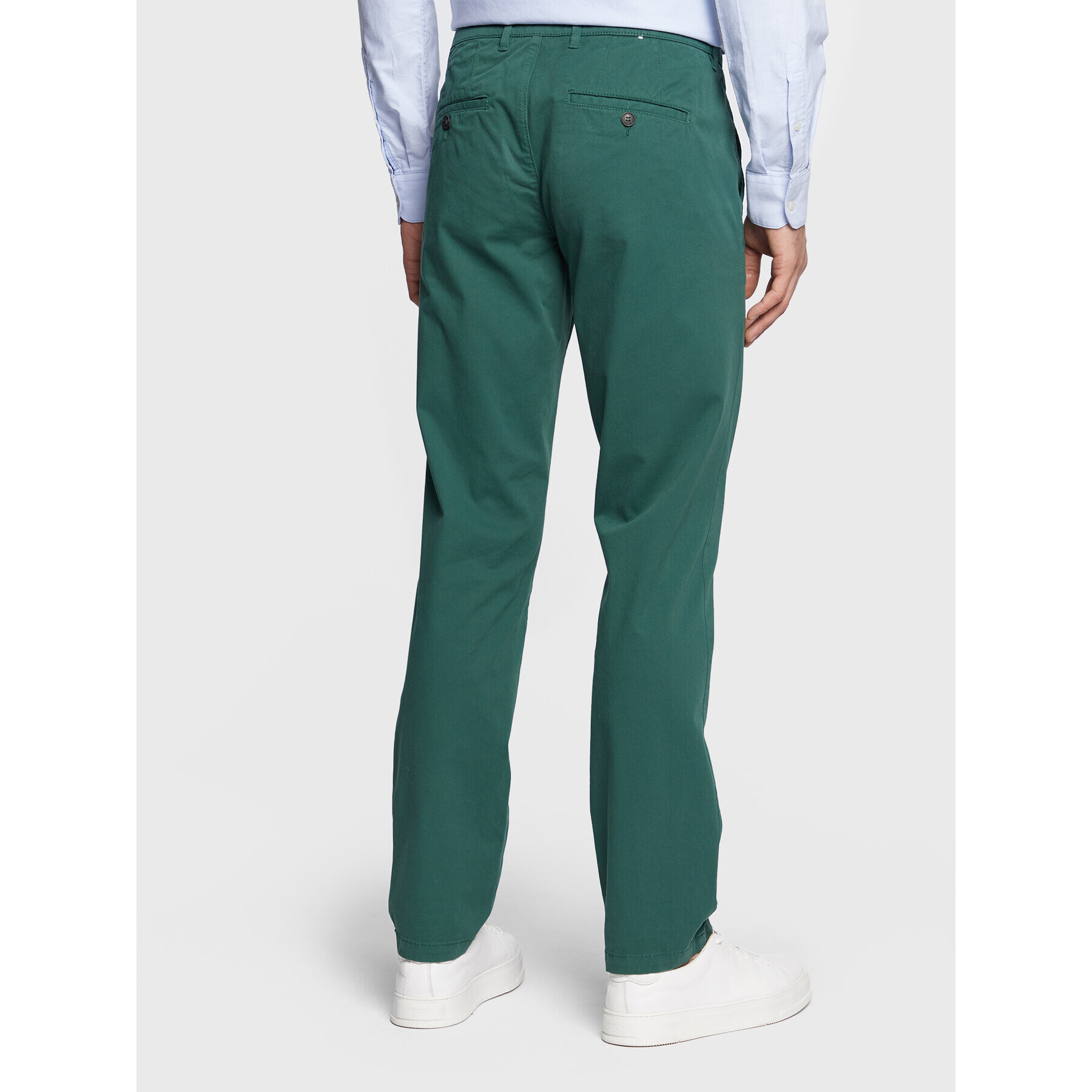 United Colors Of Benetton Pantaloni chino 4DKH55I18 Verde Slim Fit - Pled.ro