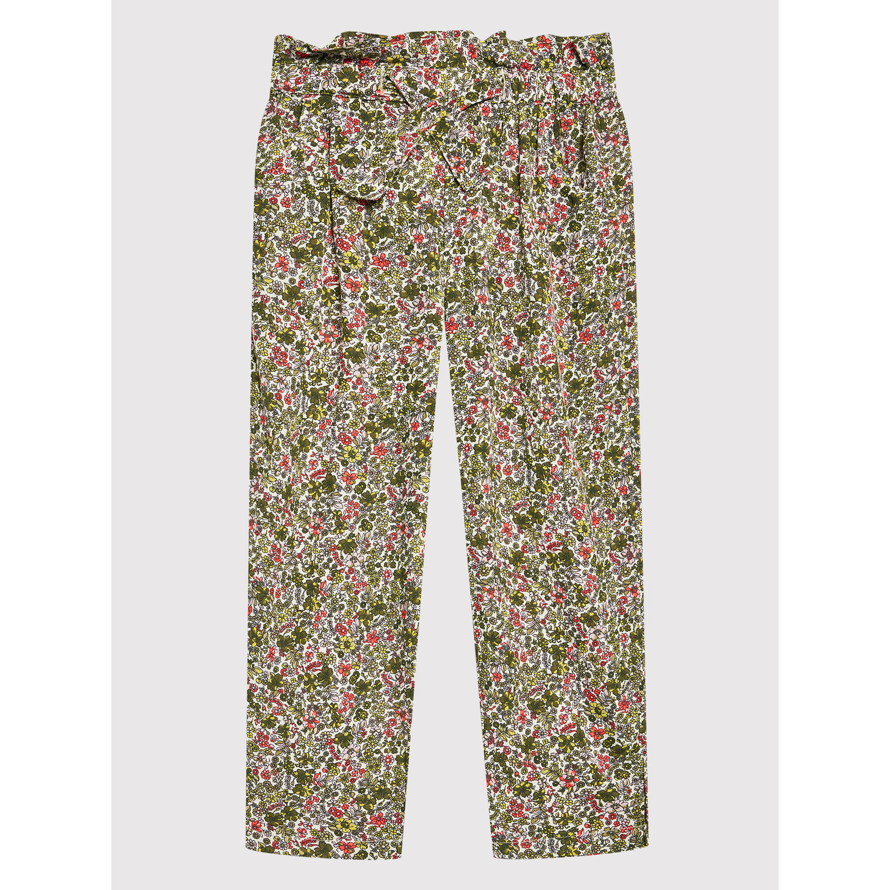 United Colors Of Benetton Pantaloni din material 40N5CF00J Colorat Relaxed Fit - Pled.ro