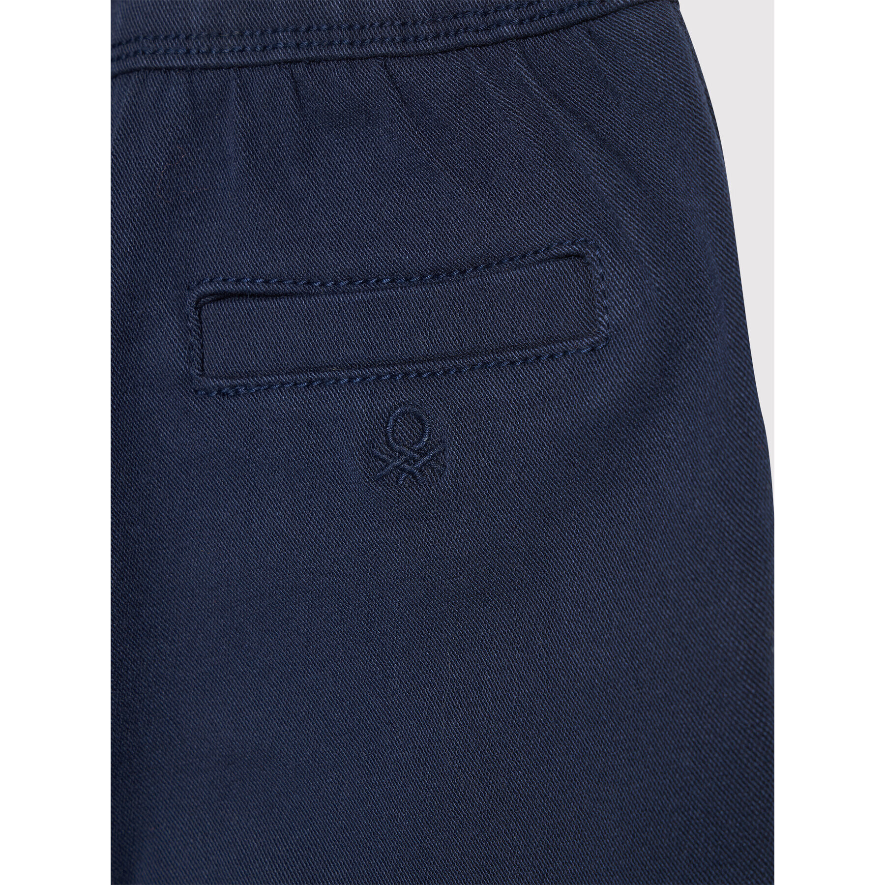 United Colors Of Benetton Pantaloni din material 49NX55FP0 Bleumarin Relaxed Fit - Pled.ro