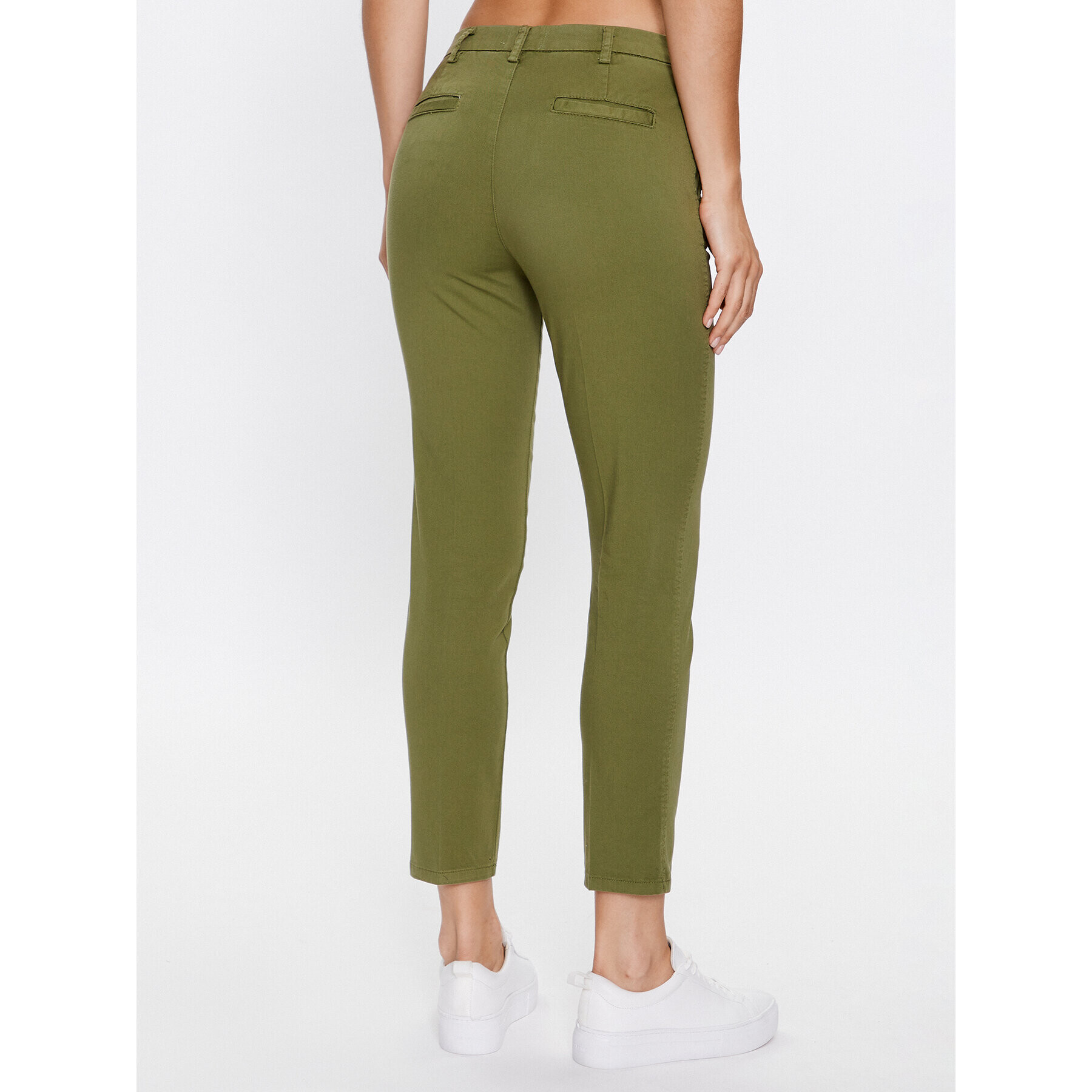 United Colors Of Benetton Pantaloni din material 4GD7558S3 Verde Slim Fit - Pled.ro