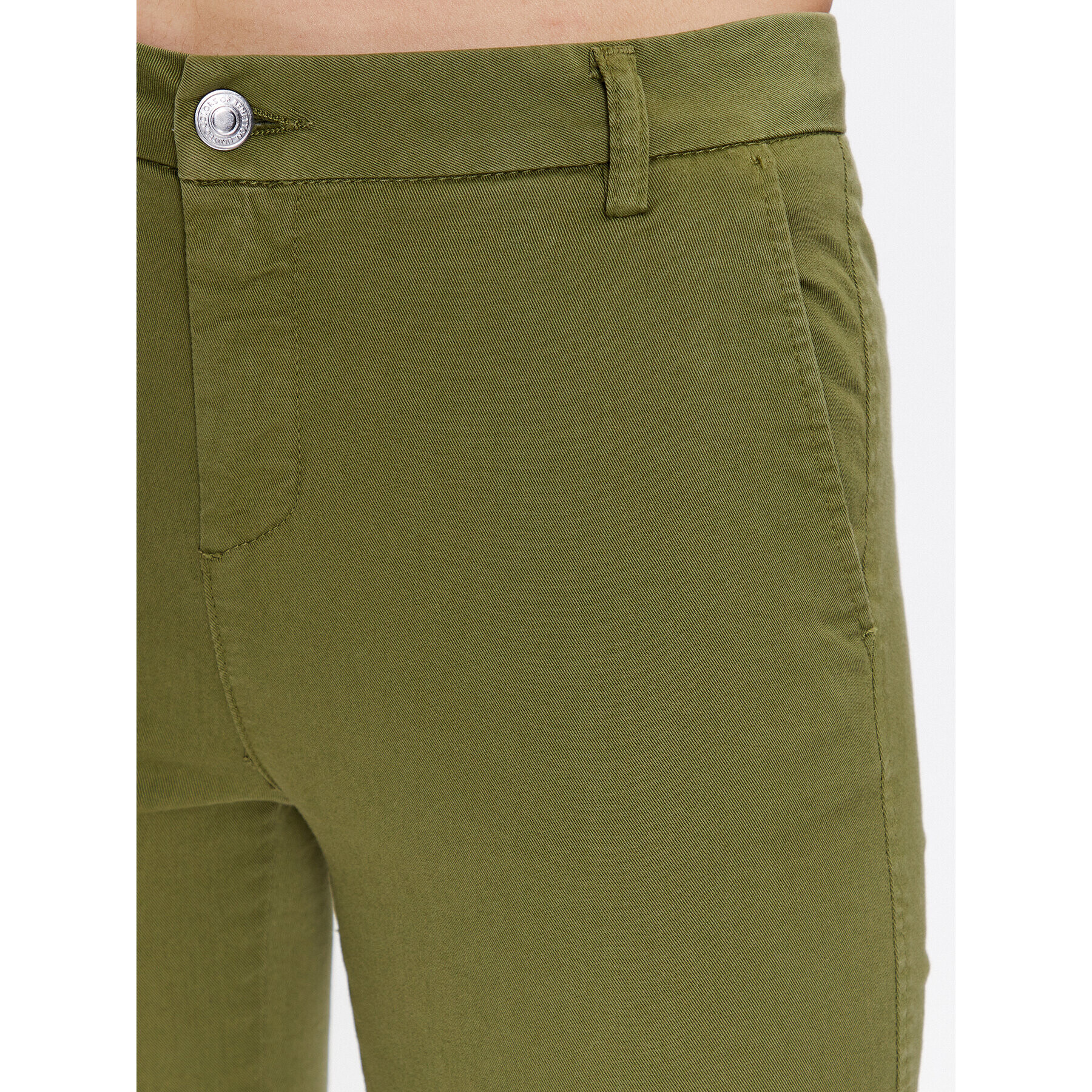 United Colors Of Benetton Pantaloni din material 4GD7558S3 Verde Slim Fit - Pled.ro