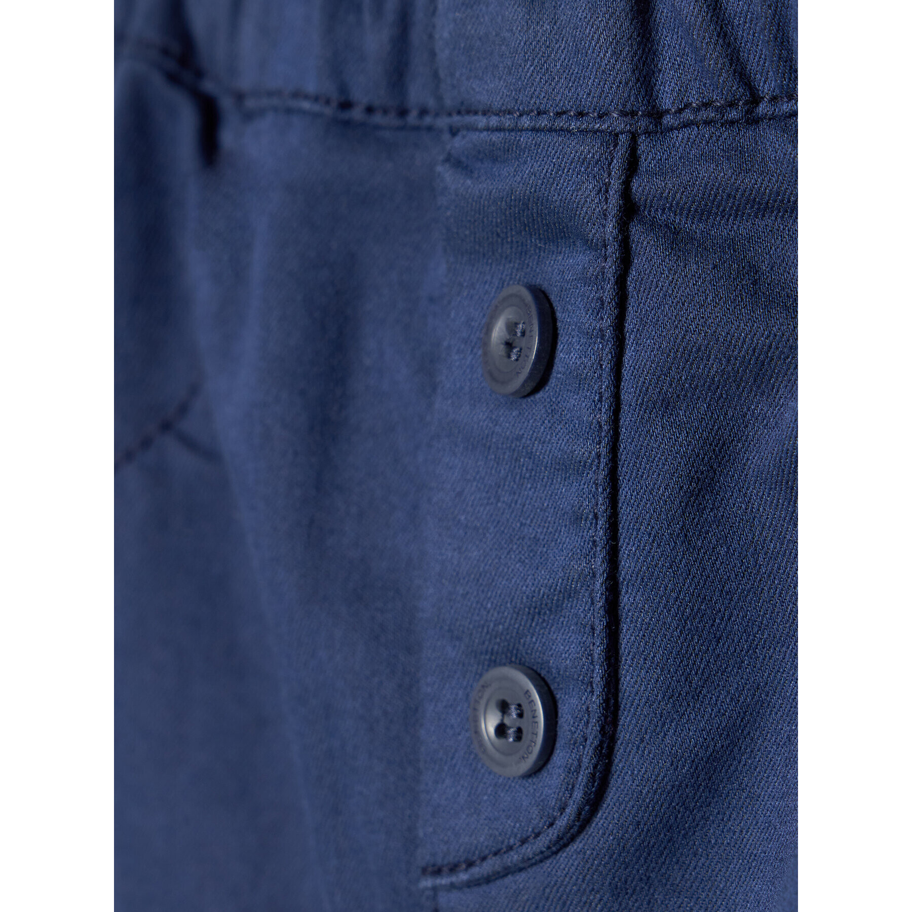 United Colors Of Benetton Pantaloni din material 4U40557RE Bleumarin Regular Fit - Pled.ro