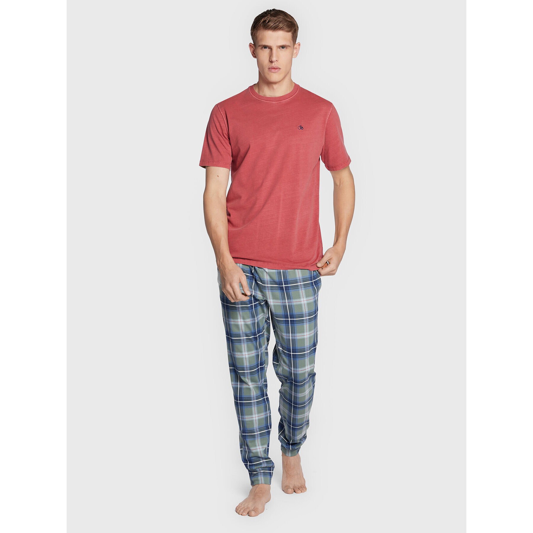 United Colors Of Benetton Pantaloni pijama 3G544F005 Colorat Regular Fit - Pled.ro