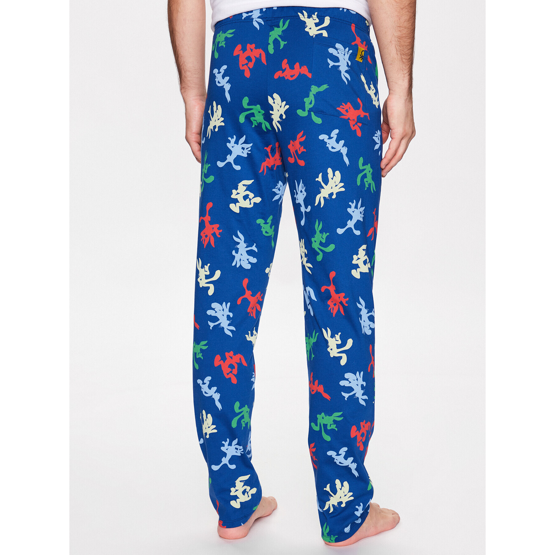 United Colors Of Benetton Pantaloni pijama 3NI64F00E Albastru Regular Fit - Pled.ro