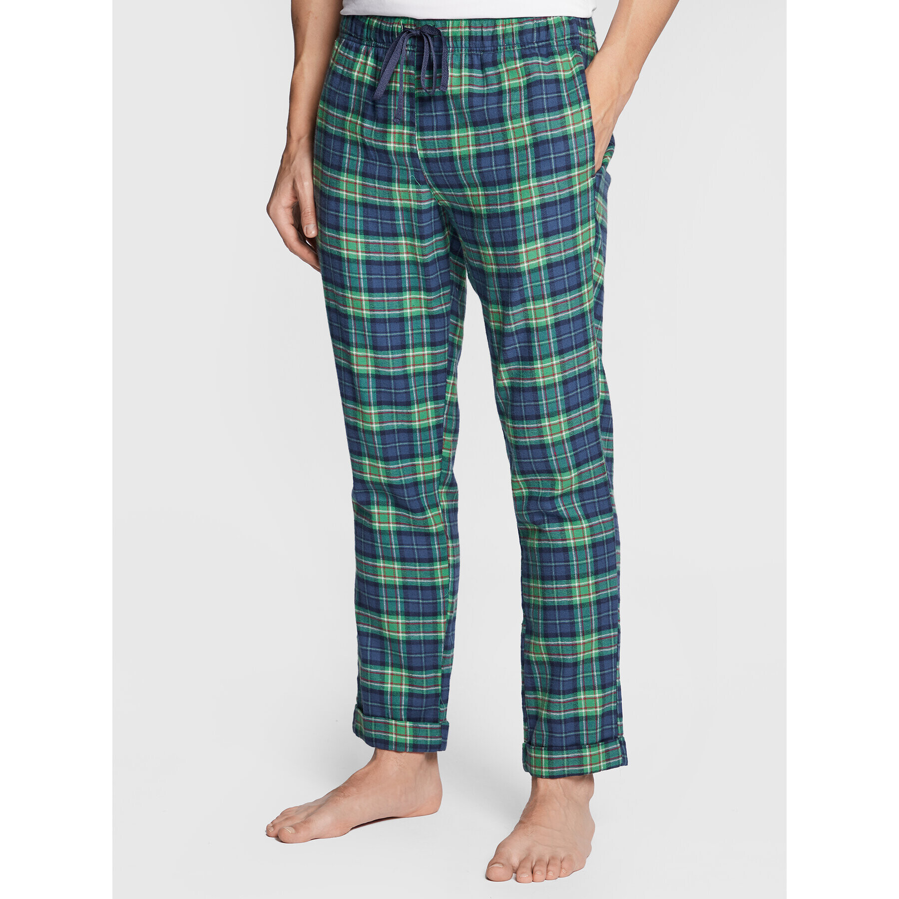 United Colors Of Benetton Pantaloni pijama 45DZ4F005 Verde Regular Fit - Pled.ro