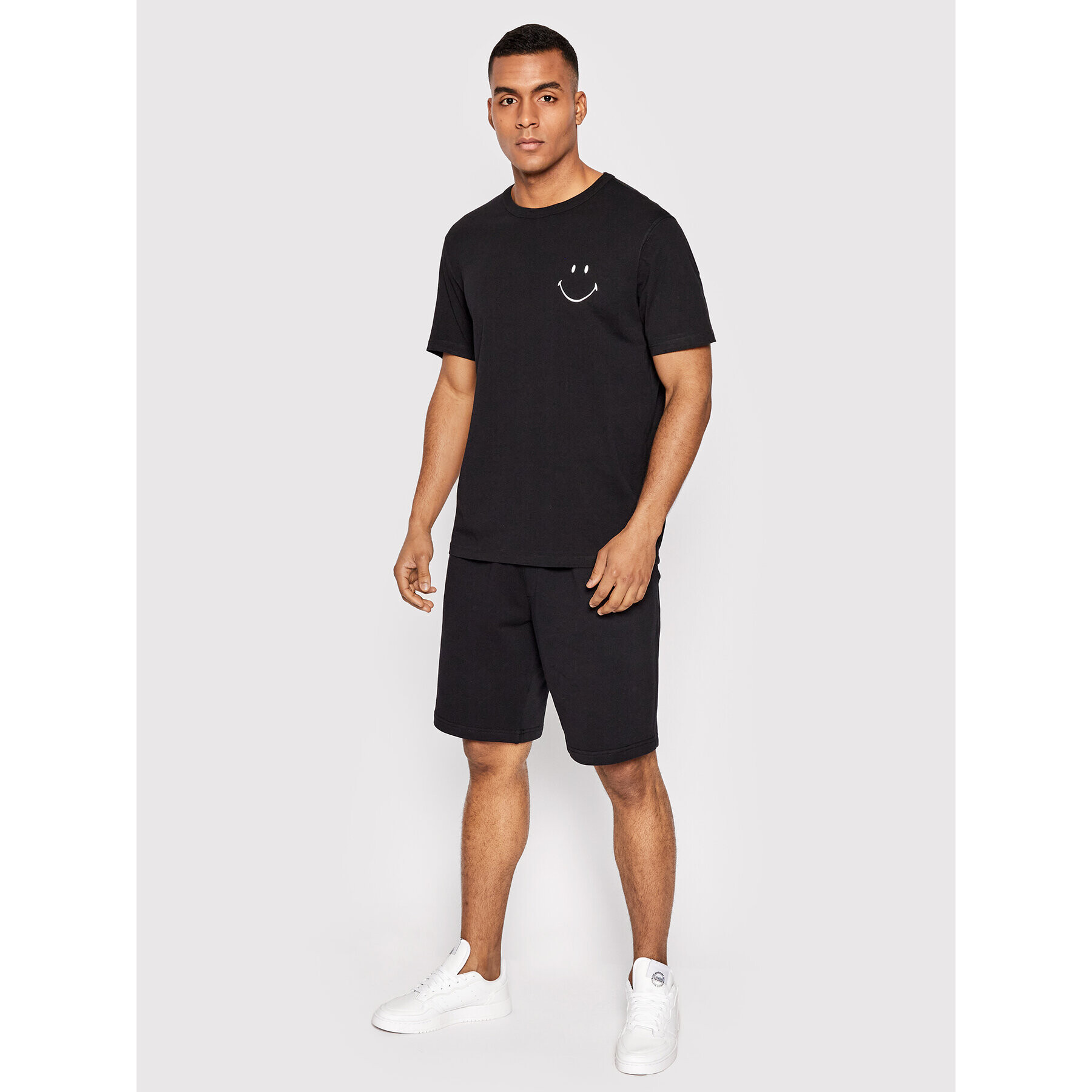 United Colors Of Benetton Pantaloni scurți sport 3J68U900C Negru Regular Fit - Pled.ro