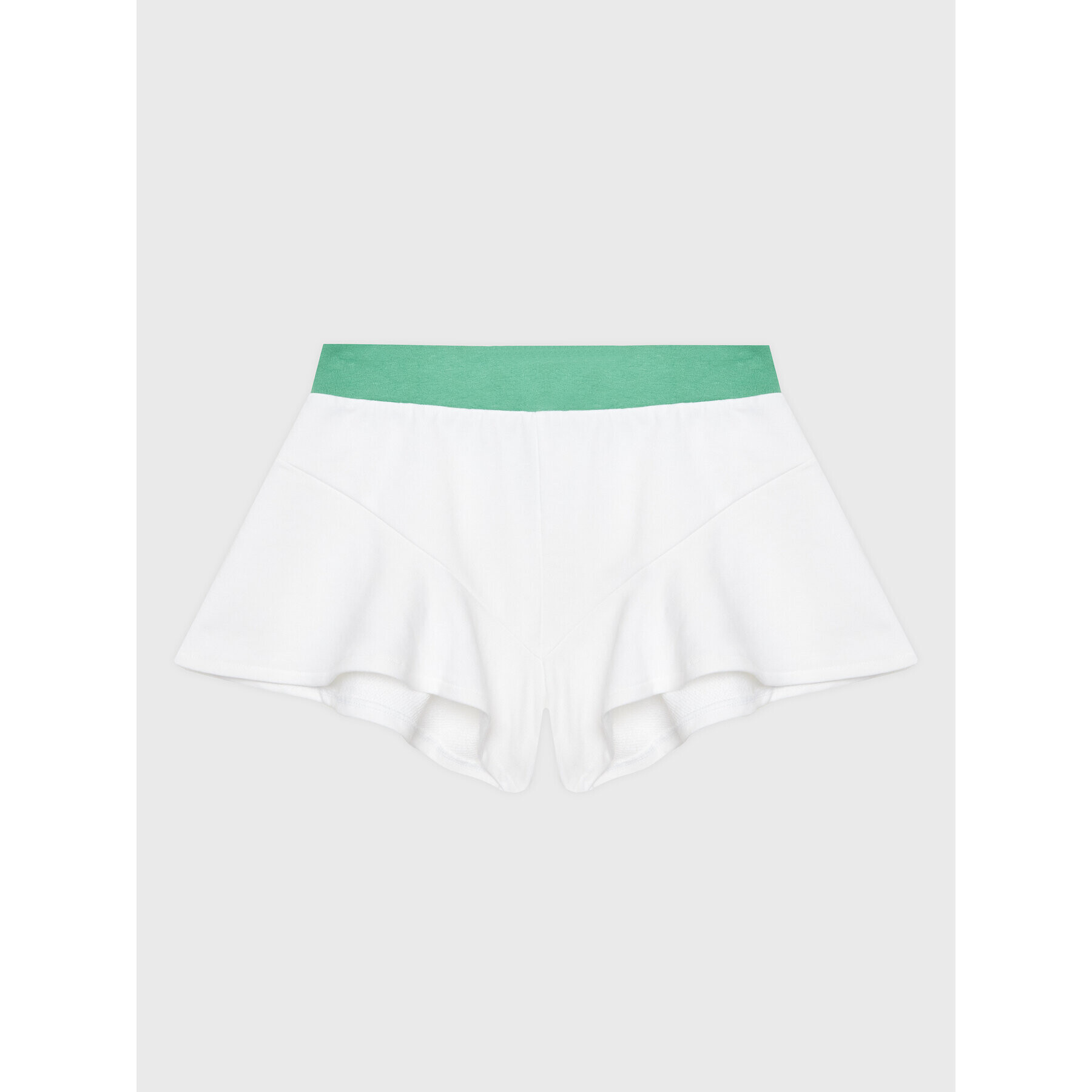 United Colors Of Benetton Pantaloni scurți sport 39W3C901Q Alb Regular Fit - Pled.ro