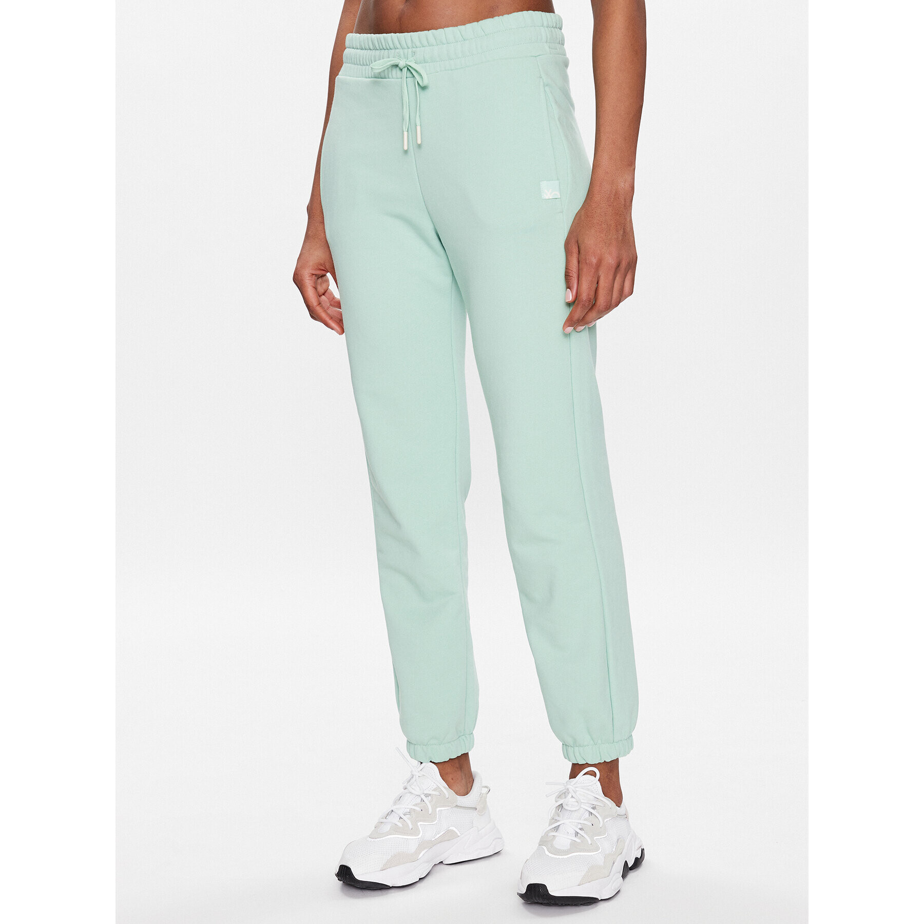 United Colors Of Benetton Pantaloni trening 31NB3F01X Verde Regular Fit - Pled.ro