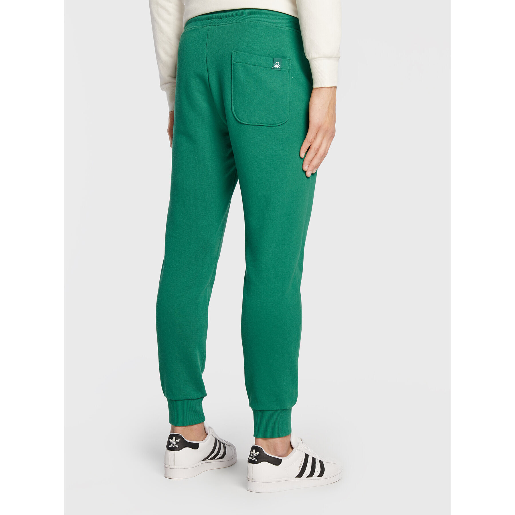 United Colors Of Benetton Pantaloni trening 3J68UF002 Verde Regular Fit - Pled.ro