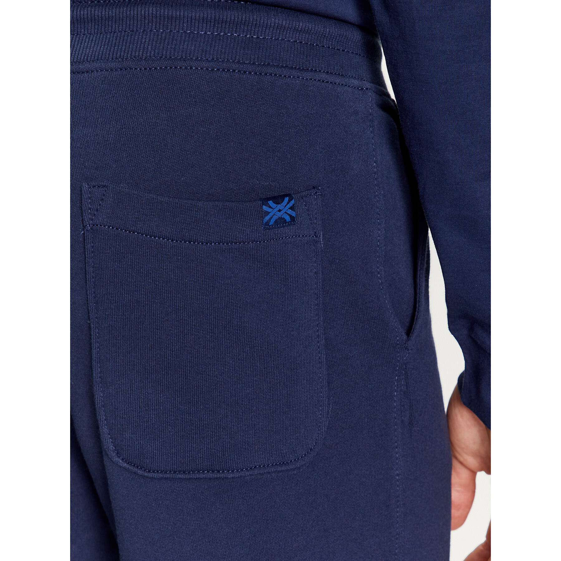 United Colors Of Benetton Pantaloni trening 3J68UF00K Bleumarin Regular Fit - Pled.ro