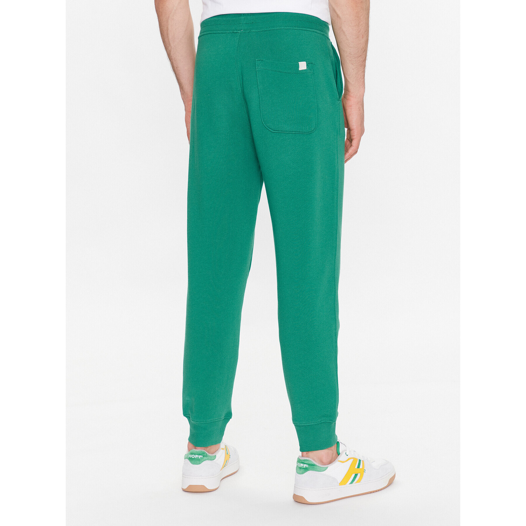 United Colors Of Benetton Pantaloni trening 3J68UF00K Verde Regular Fit - Pled.ro