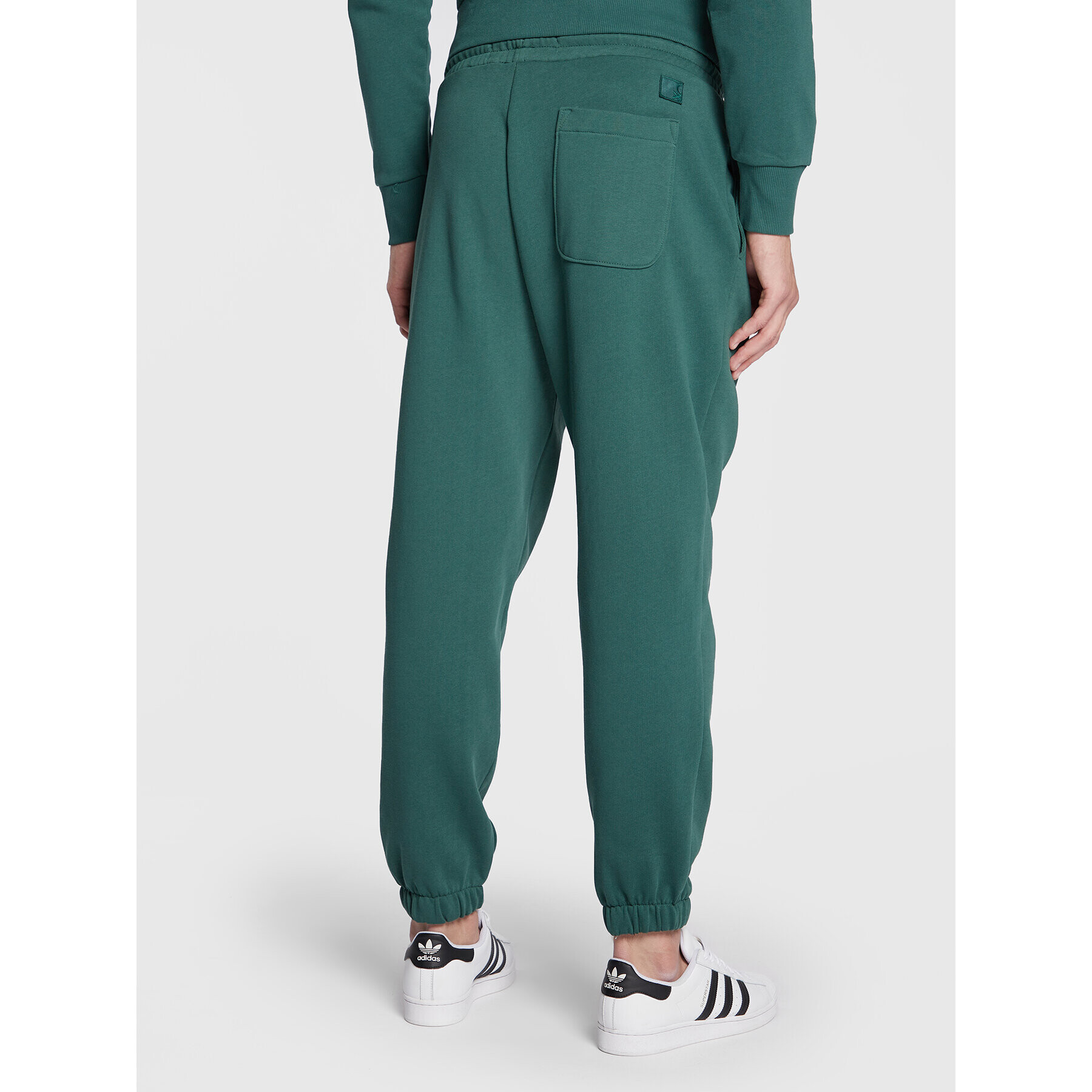 United Colors Of Benetton Pantaloni trening 3J73UF00E Verde Relaxed Fit - Pled.ro