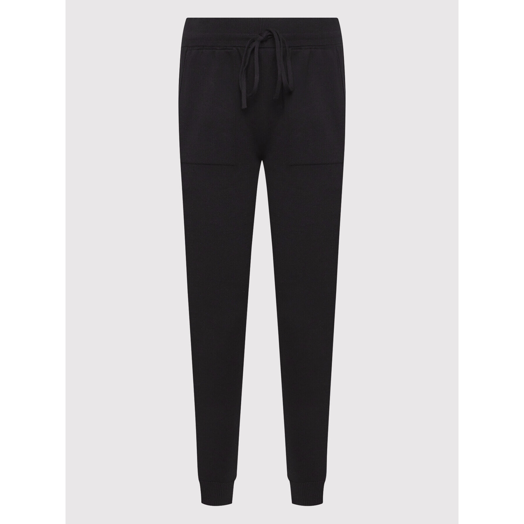 United Colors Of Benetton Pantaloni tricotați 1294P0869 Negru Regular Fit - Pled.ro