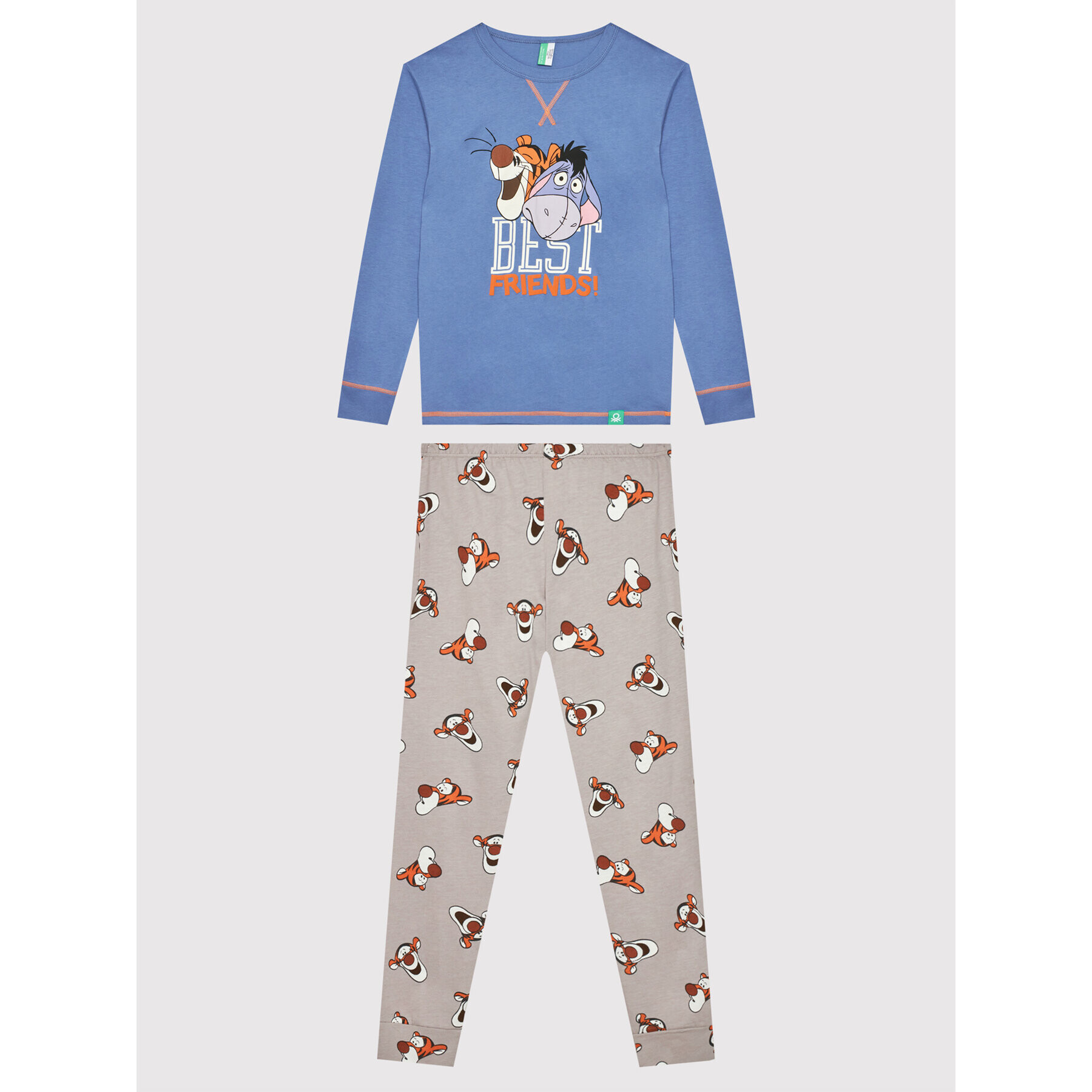 United Colors Of Benetton Pijama 30960P016 Albastru Regular Fit - Pled.ro