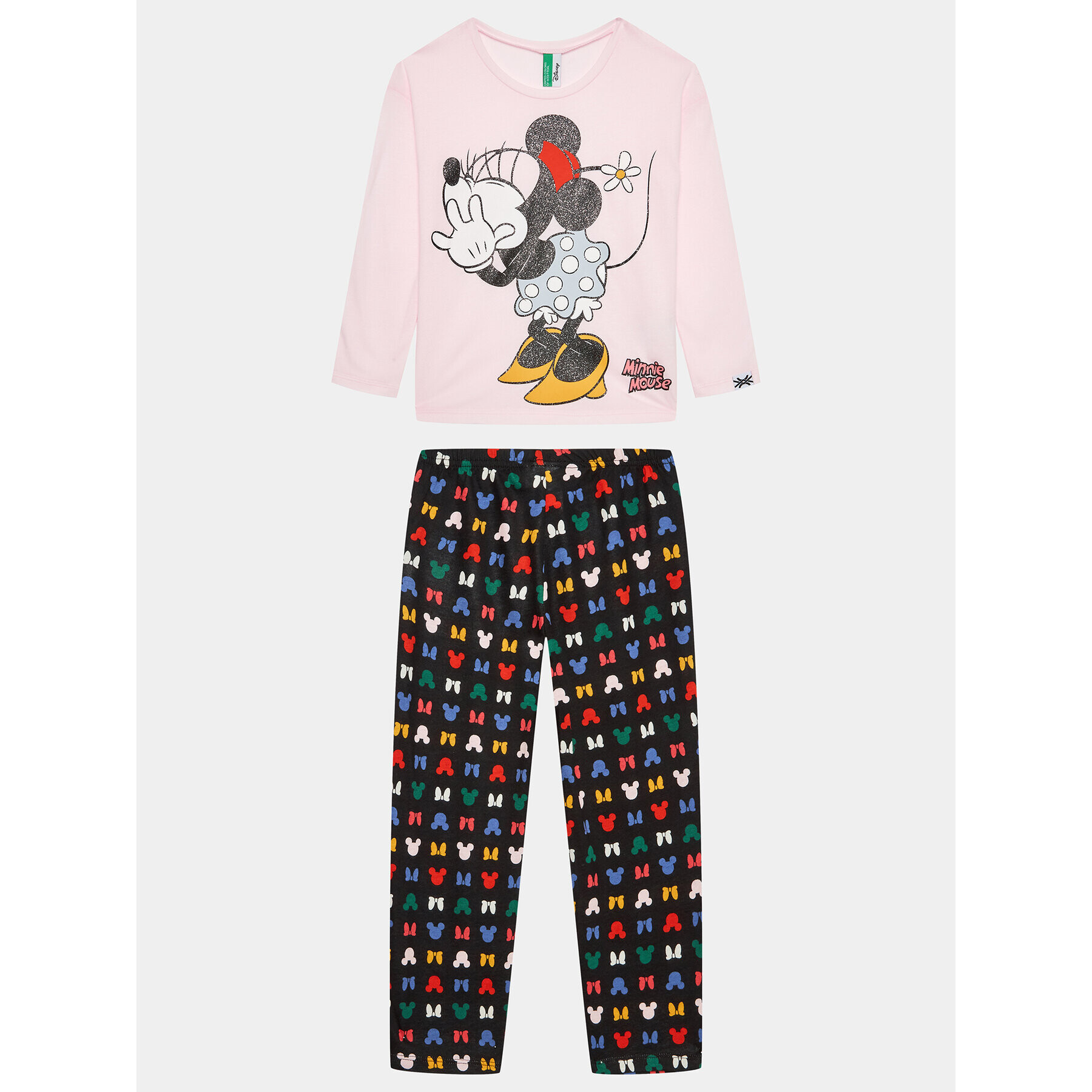 United Colors Of Benetton Pijama 3Y5E0P04Z Roz Regular Fit - Pled.ro