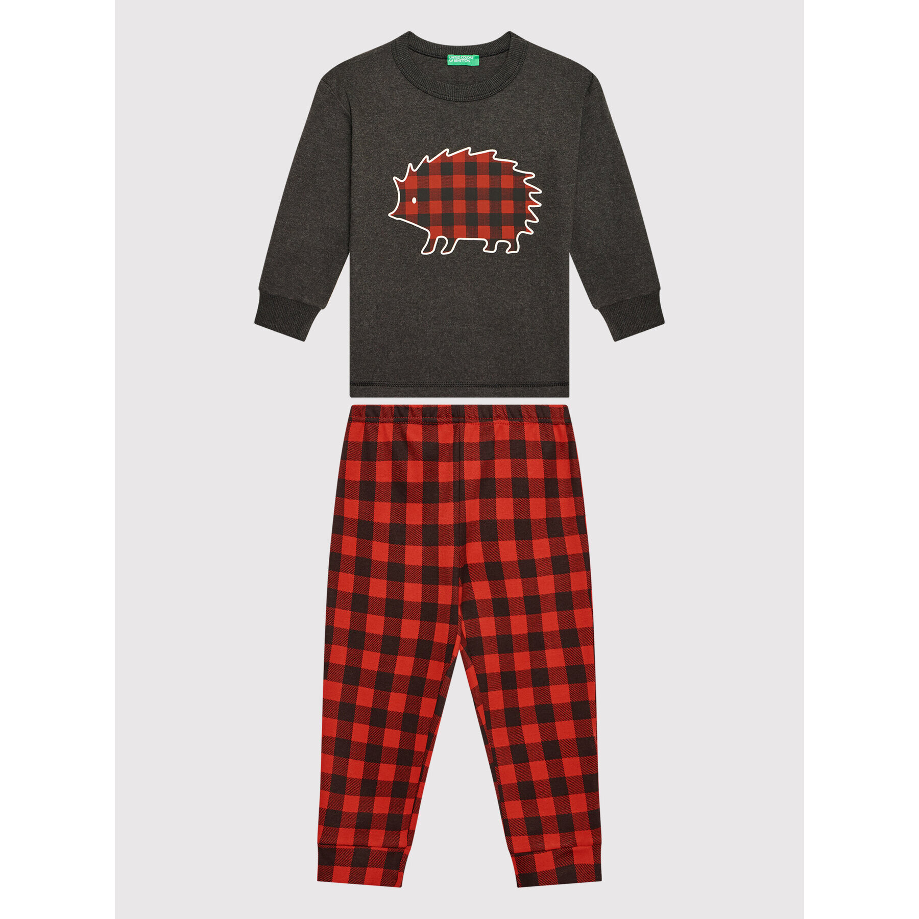 United Colors Of Benetton Pijama 3Z2C0P005 Gri - Pled.ro